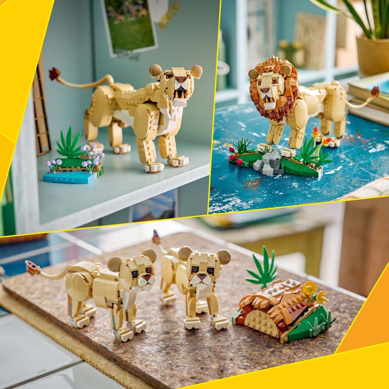 LEGO Creator 3 in 1 Wild Animals: Majestic Lion Building Set (Ages 9+) 3