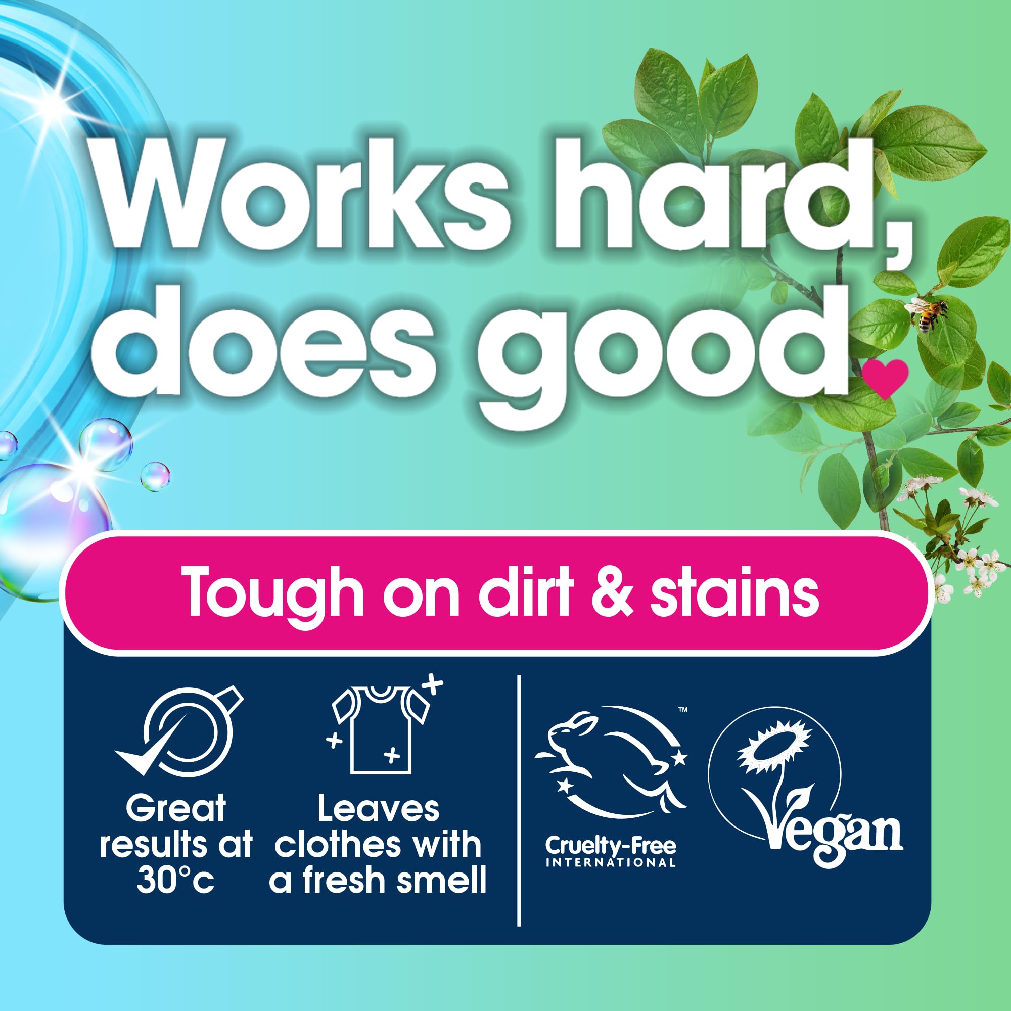 Ecozone Non Bio Laundry Liquid - 18 Washes | Tough on Dirt | Fresh Scent | 1.5L