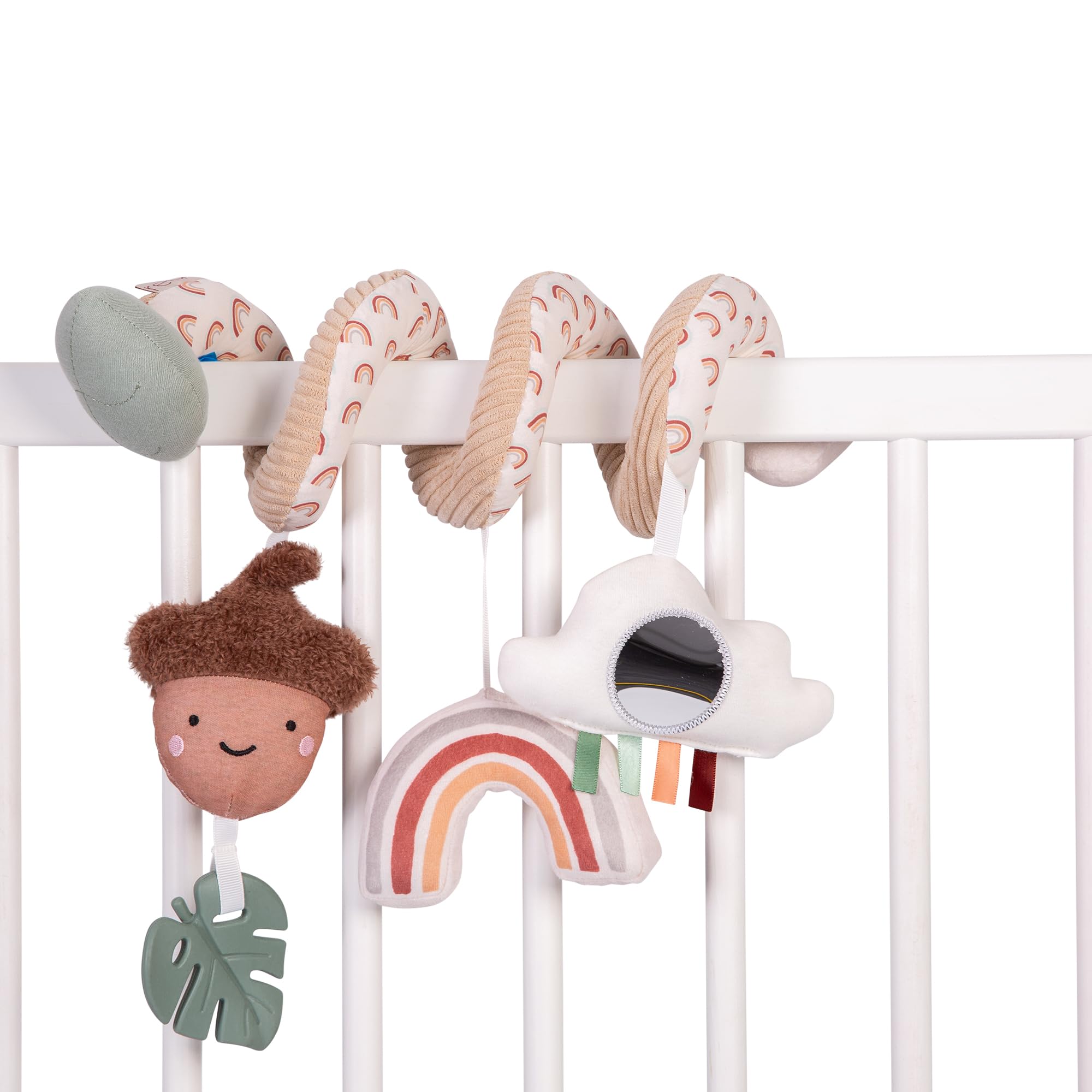 Red Kite Spiraloo Twisty Activity Toy with Baby Safe Mirror & Teether | Multicoloured Fabric | For Babies up to 18 Months 2
