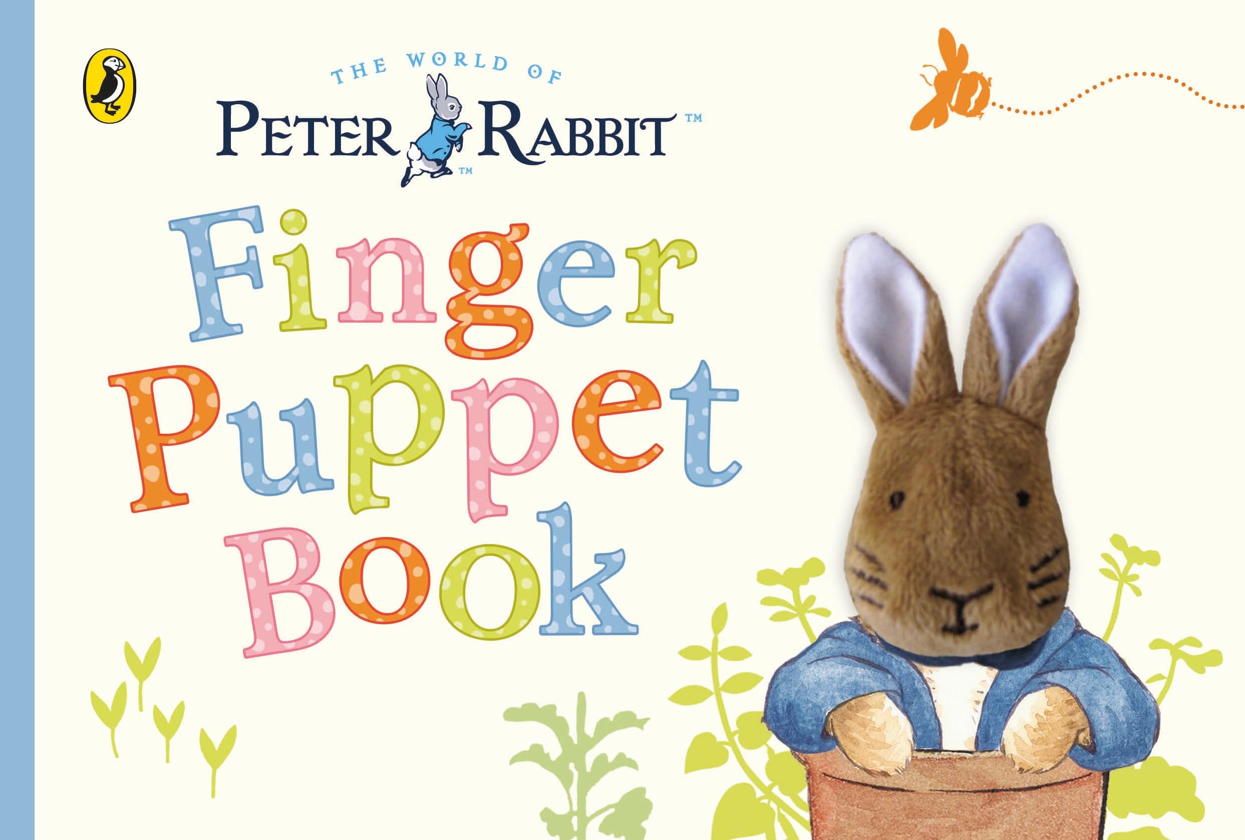 Warne Peter Rabbit Finger Puppet Book - Interactive Counting Classic | Board Book | English