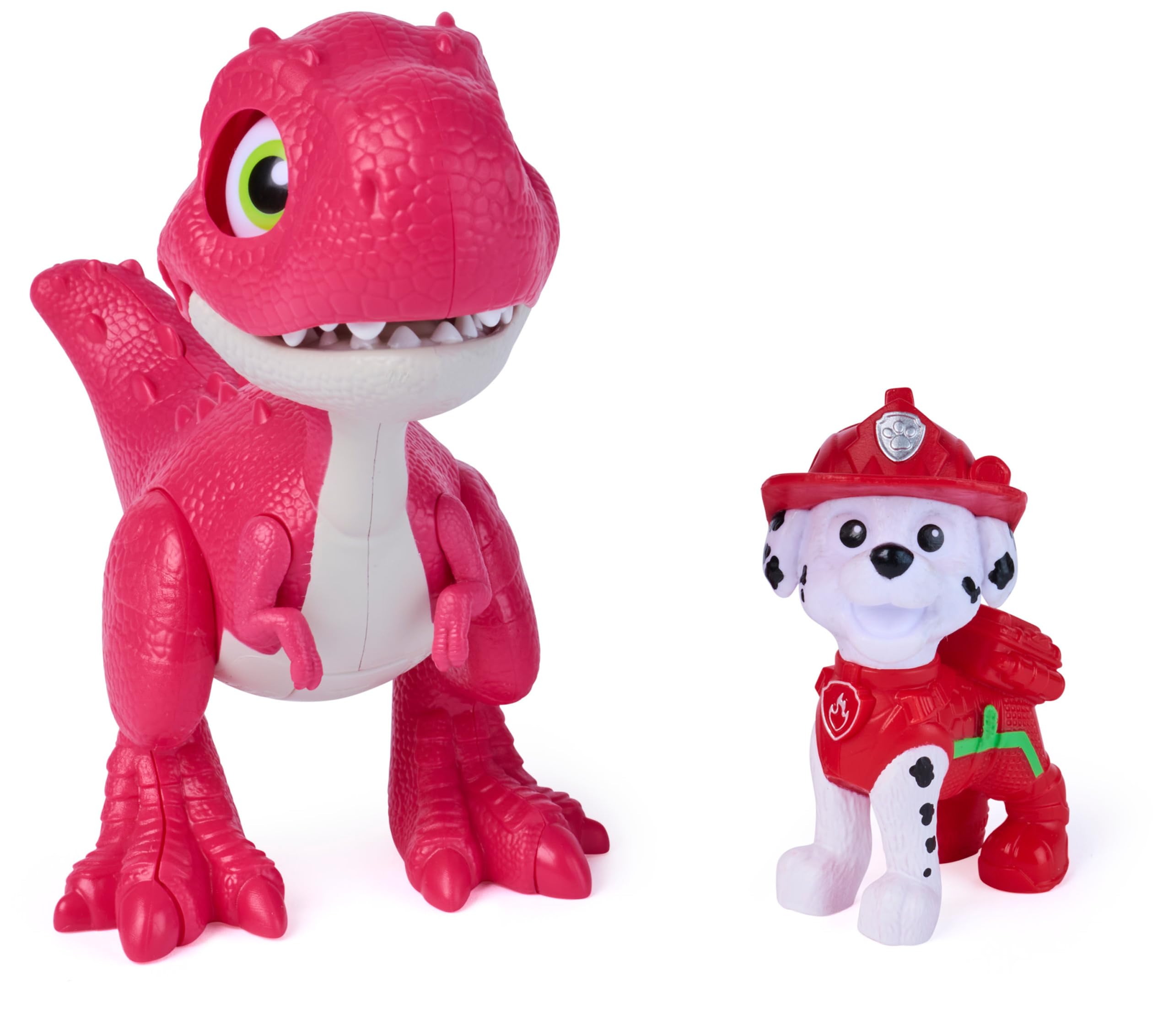 Paw Patrol Marshall Roaring Pup Pals Dino Movie Action Figure - Ages 3+ 7