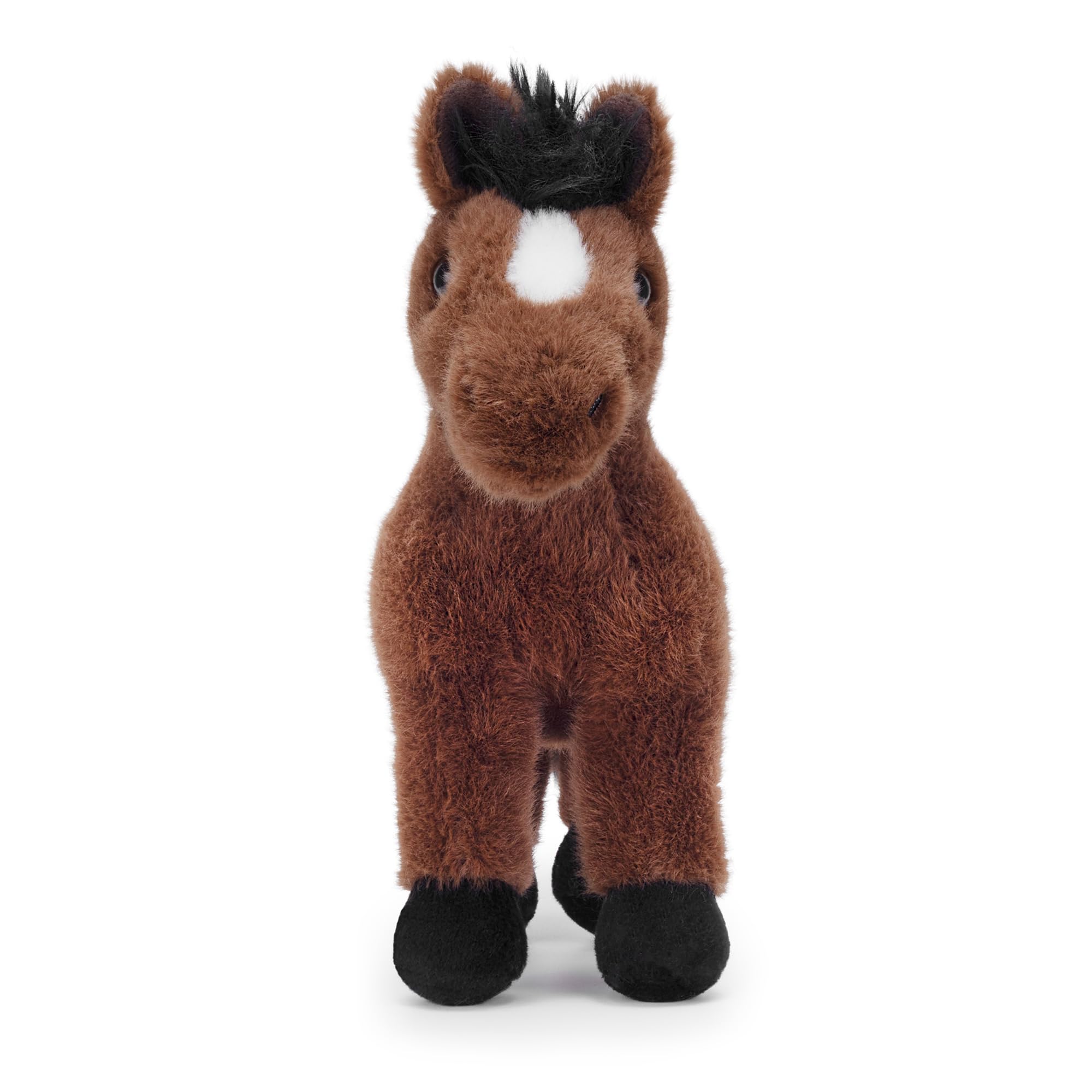 Zappi Co Chris the Dark Brown Horse Plush Toy - Soft Stuffed Animal | 25 cm Size | Recycled Filling 6