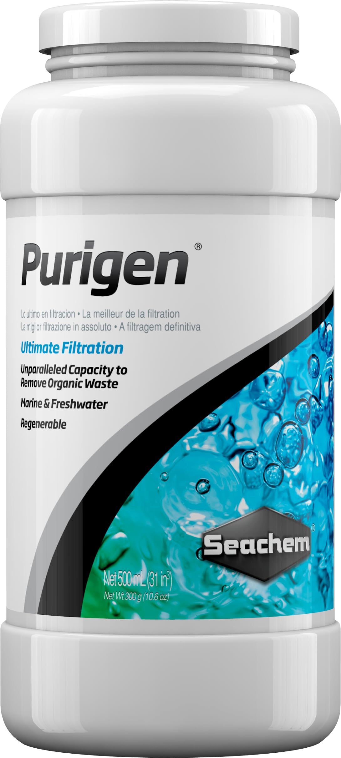 Seachem Purigen Organic Filtration Resin - Highest Organic Removal Capacity | 500 ml
