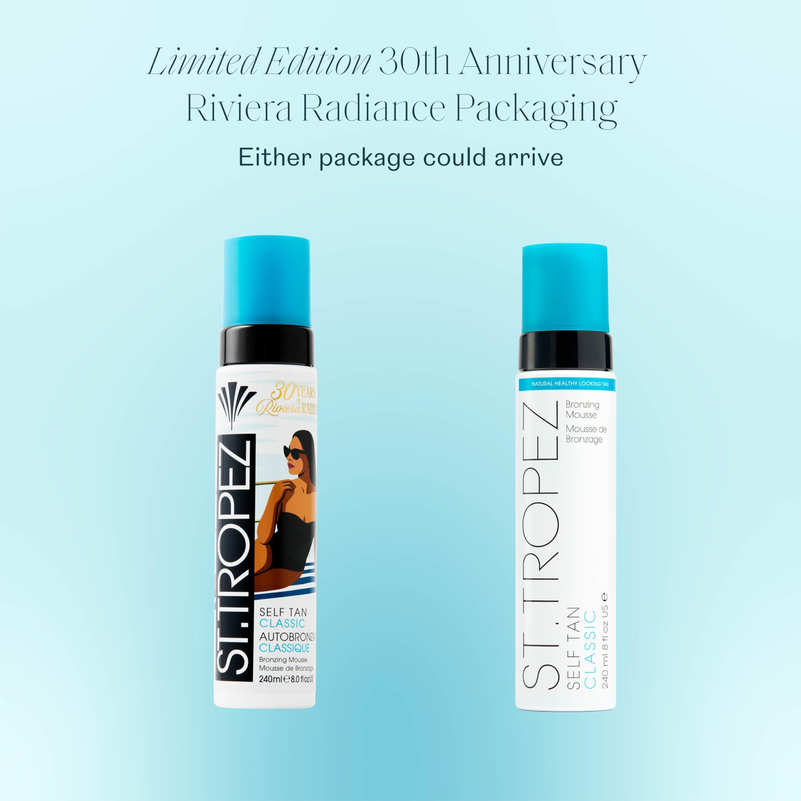 St.Tropez Self Tan Classic Bronzing Mousse - Streak-Free, Natural Tan | 240 ml