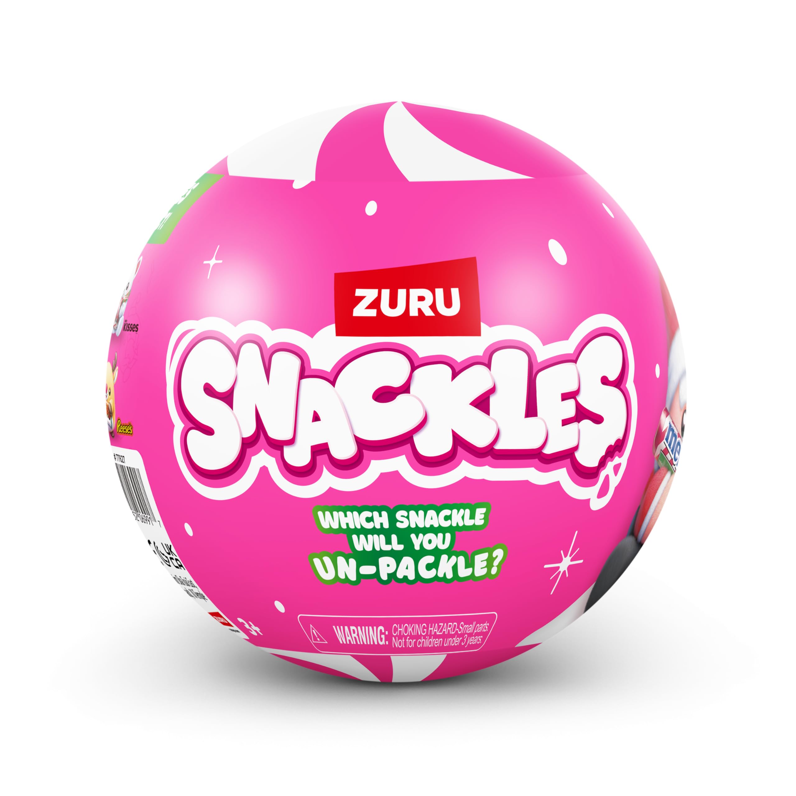 Snackles Christmas Small Sized 13 cm - ZURU Cuddly Squishy Plush Toy 5