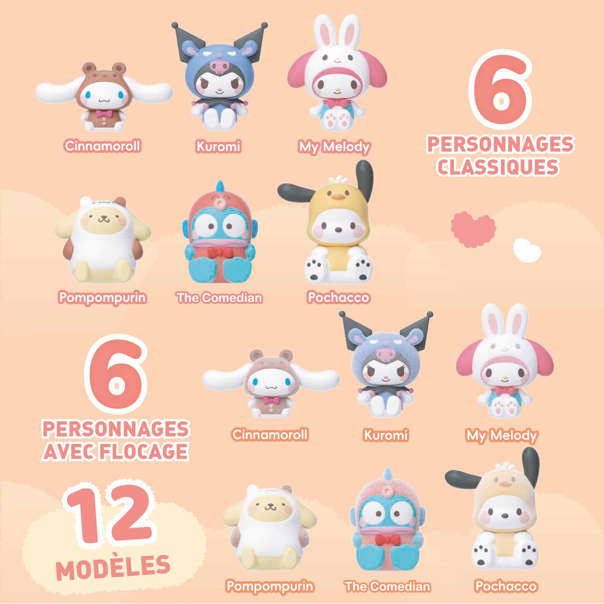 Hello Kitty Mini Figure Blind Bag - 1 Random 4cm Dressing Up Series Figure (Ages 4+) 6