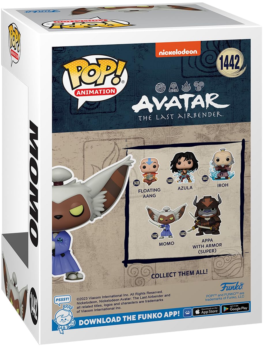 Funko Pop! Animation Avatar: The Last Airbender - Momo Vinyl Figure (72104) 13
