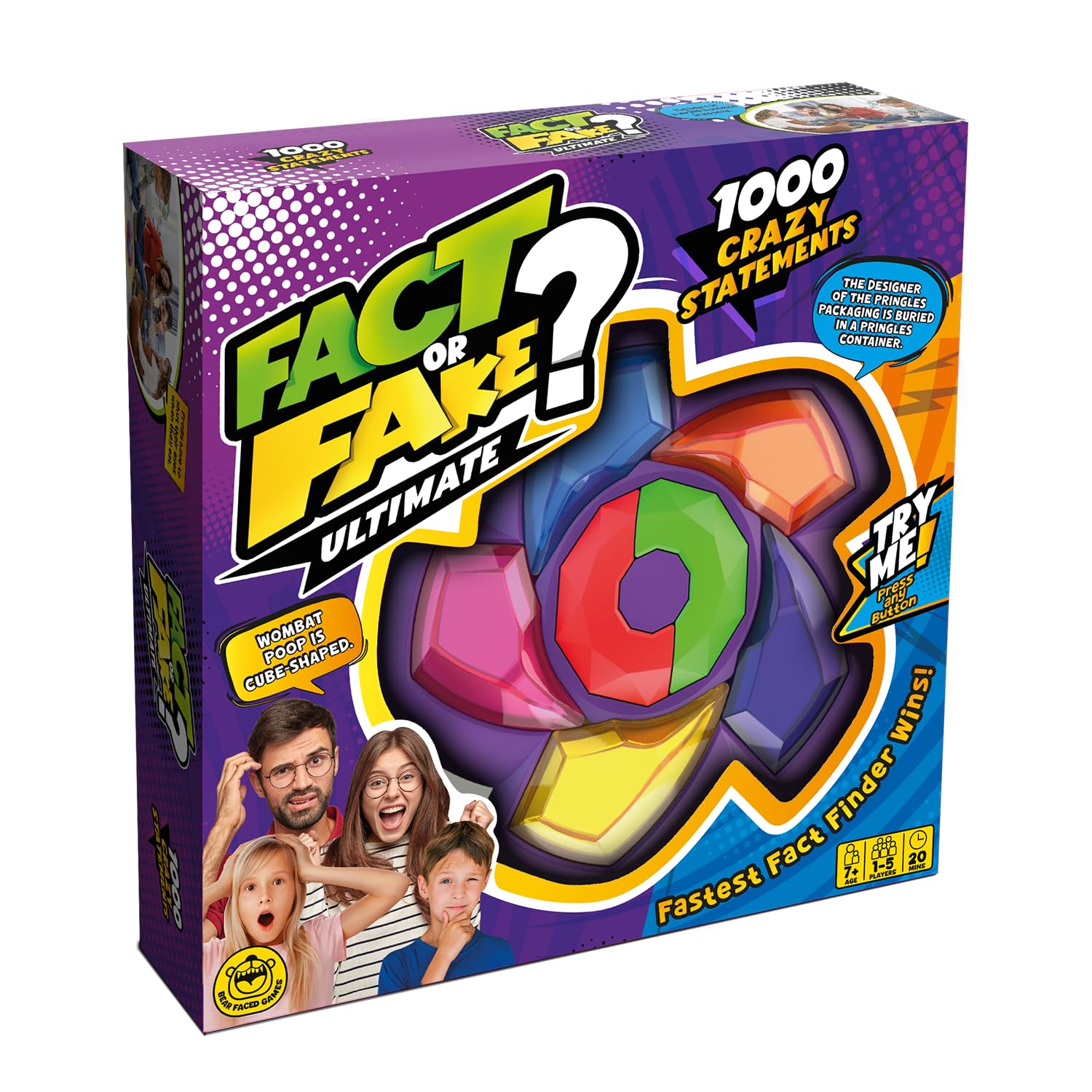 Bear Faced Games Fact or Fake? Ultimate Interactive Quiz Board Game 1