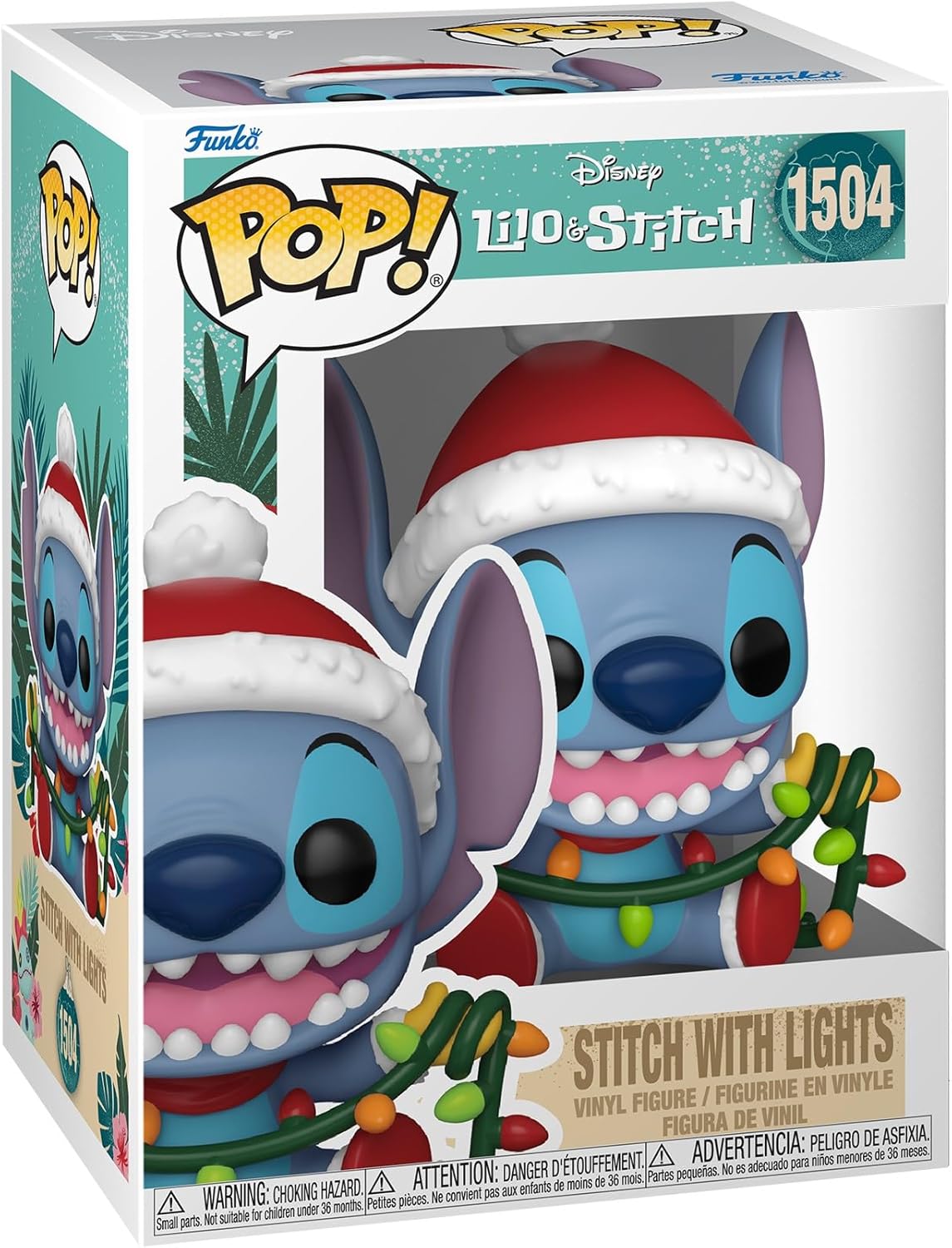 Funko Pop! Disney: Stitch Holiday - Stitch with Lights Vinyl Figure 1