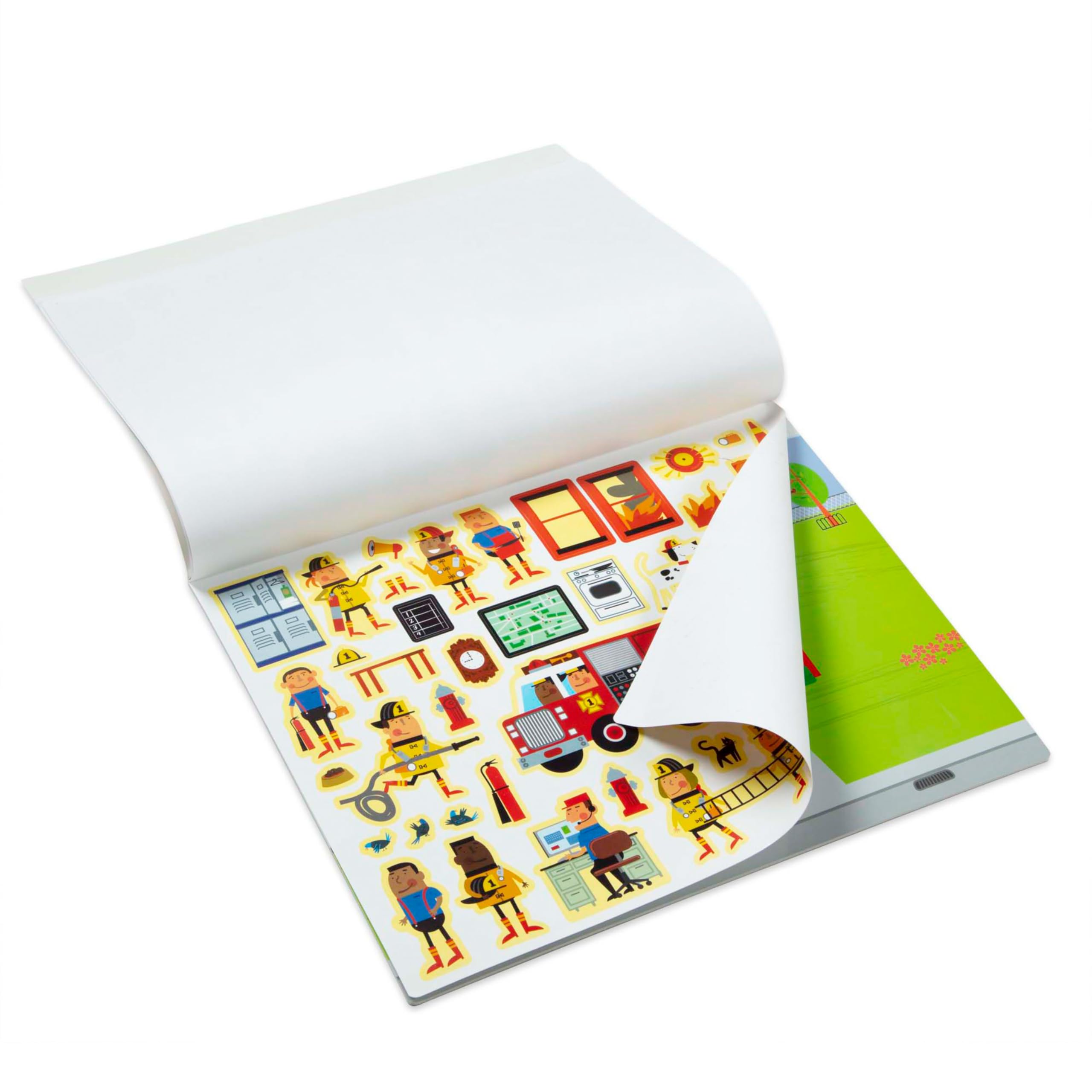 Melissa & Doug Reusable Sticker Pad - My Town Activity Book | 200 Stickers | Ages 3+ 4