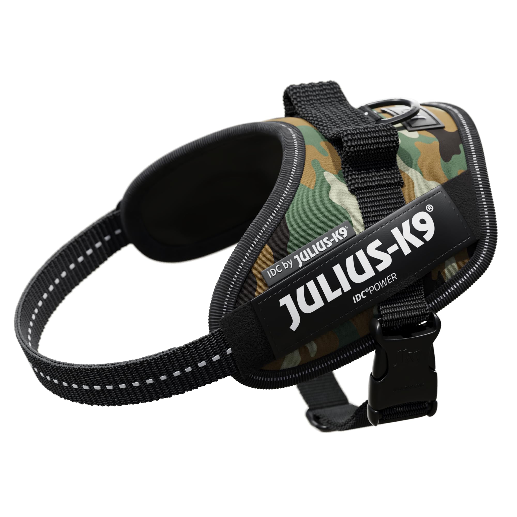 Julius-K9 IDC Power Harness - Vest Style for Dogs | Camouflage | Size XS/Mini-Mini (40-53 cm Chest)