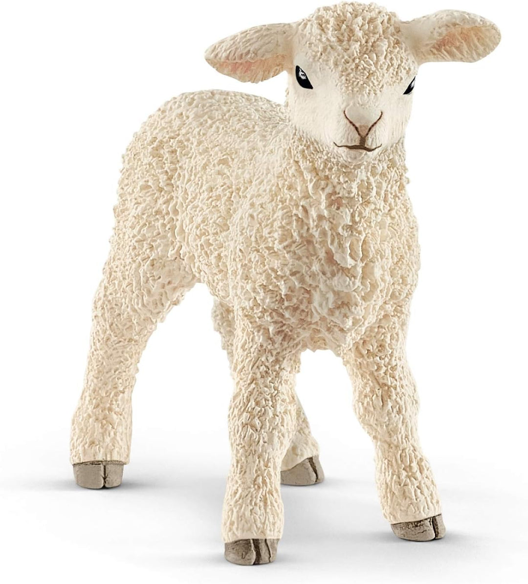 Schleich 13883 Lamb Farm World Toy Figurine - Realistic Hand-Painted Farm Animal Figure for Kids Aged 3+