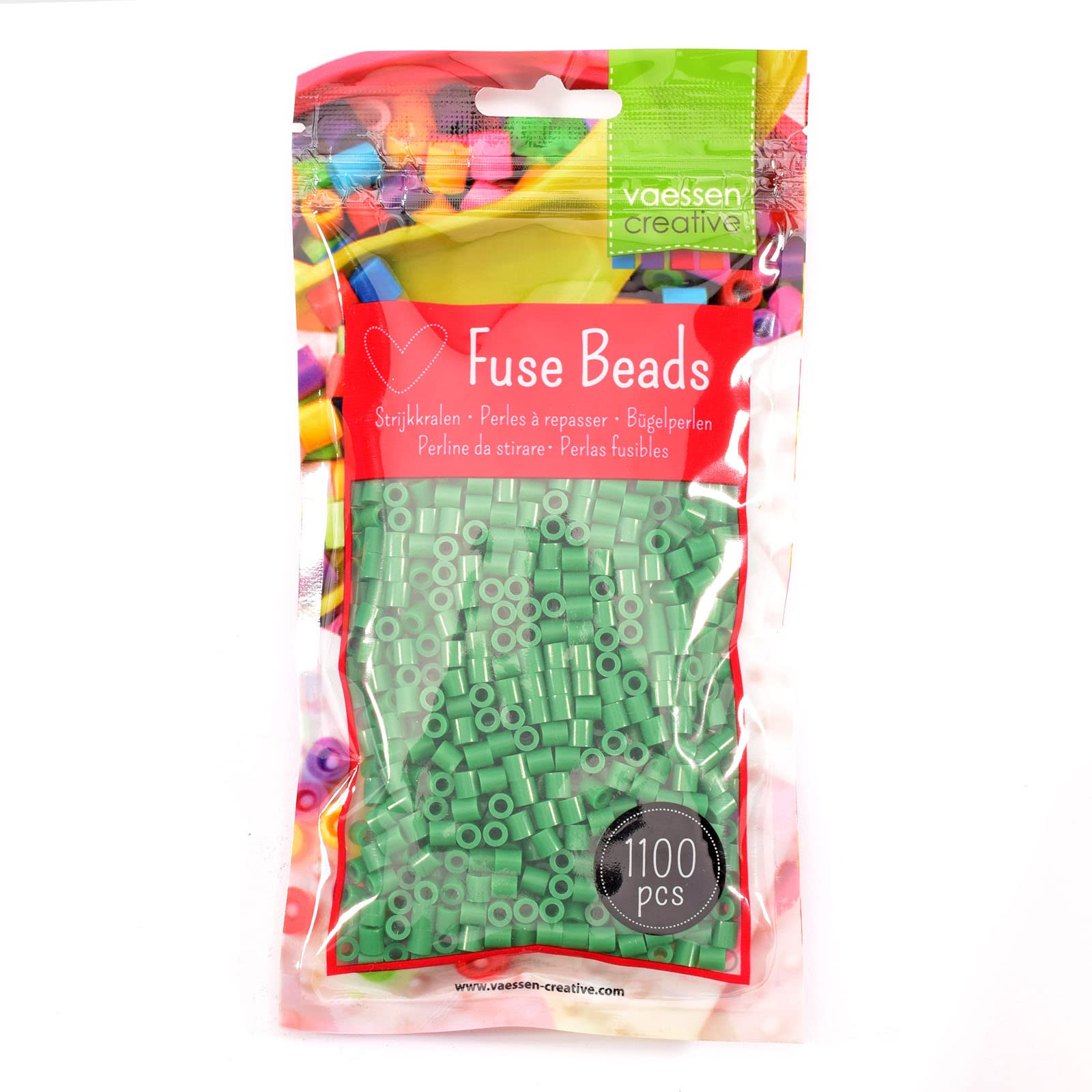 Vaessen Creative Fuse Beads - 1100-Piece Set for Kids DIY Crafts & Art Projects 6