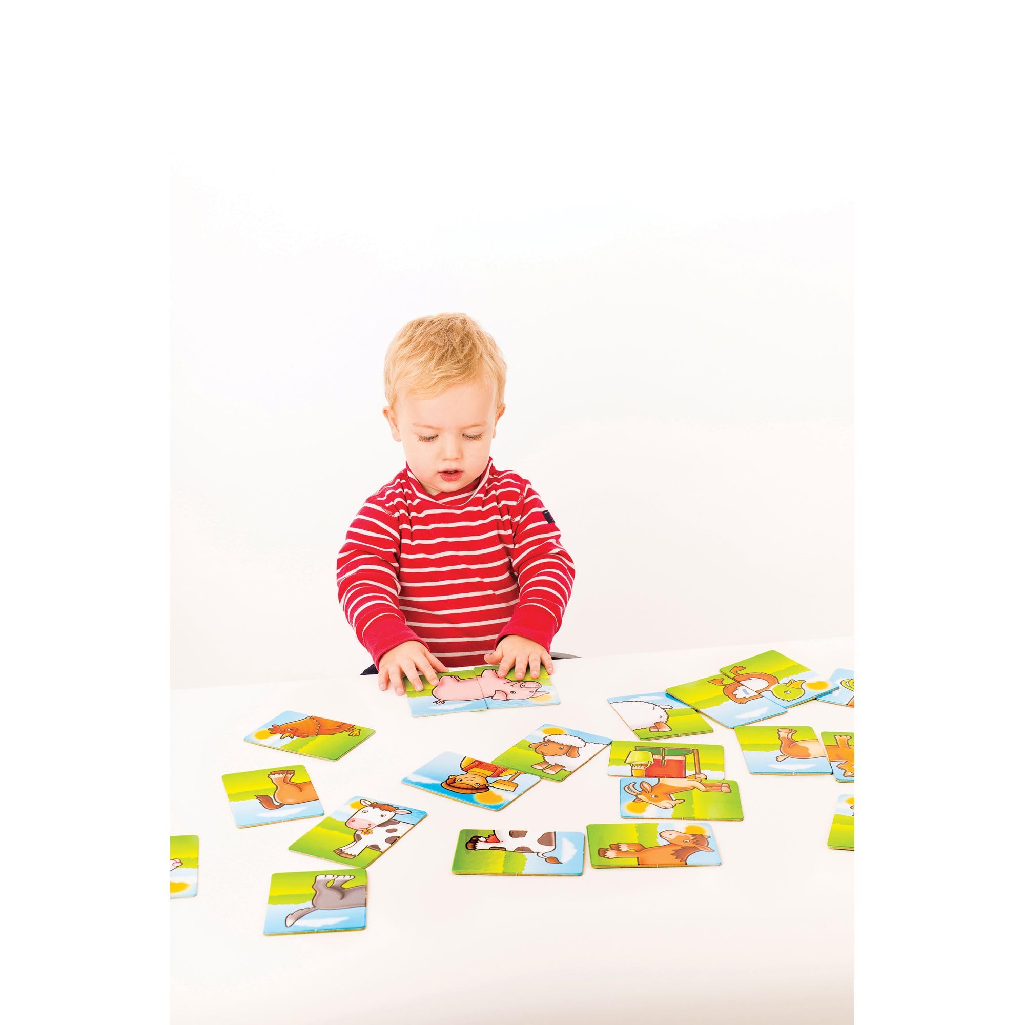 Orchard Toys Farmyard Heads and Tails Game - Matching Pairs Card Game for Toddlers 18 Months+ | 1-4 Players 2