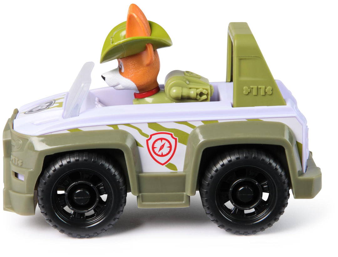 Paw Patrol Tracker’s Jungle Rescue Vehicle with Collectible Action Figure - Sustainably Made Toy for Kids 3+