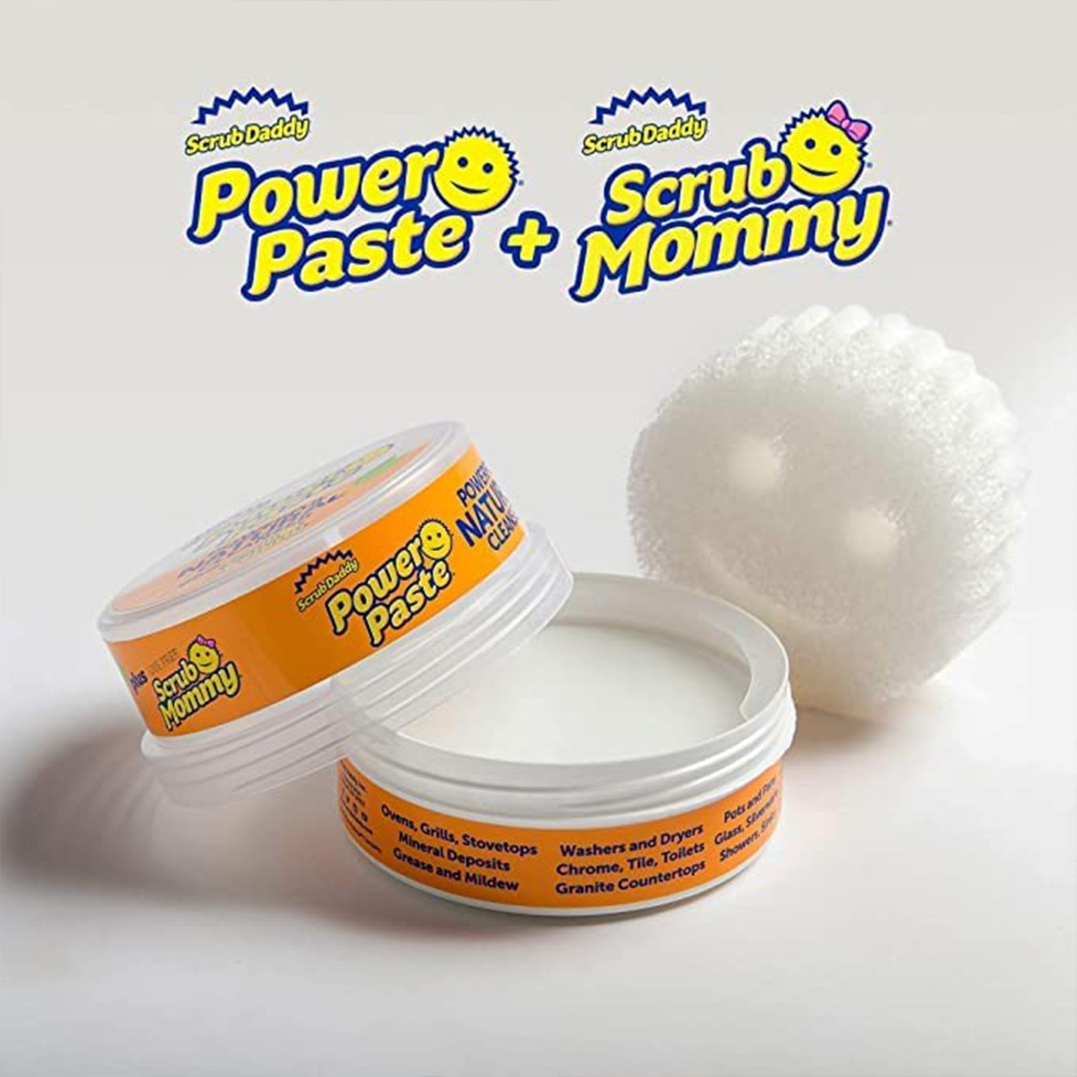 Scrub Daddy Power Paste Multi Purpose Cleaner - Heavy Duty Oven Cleaner | Lemon Scent | 320g 2