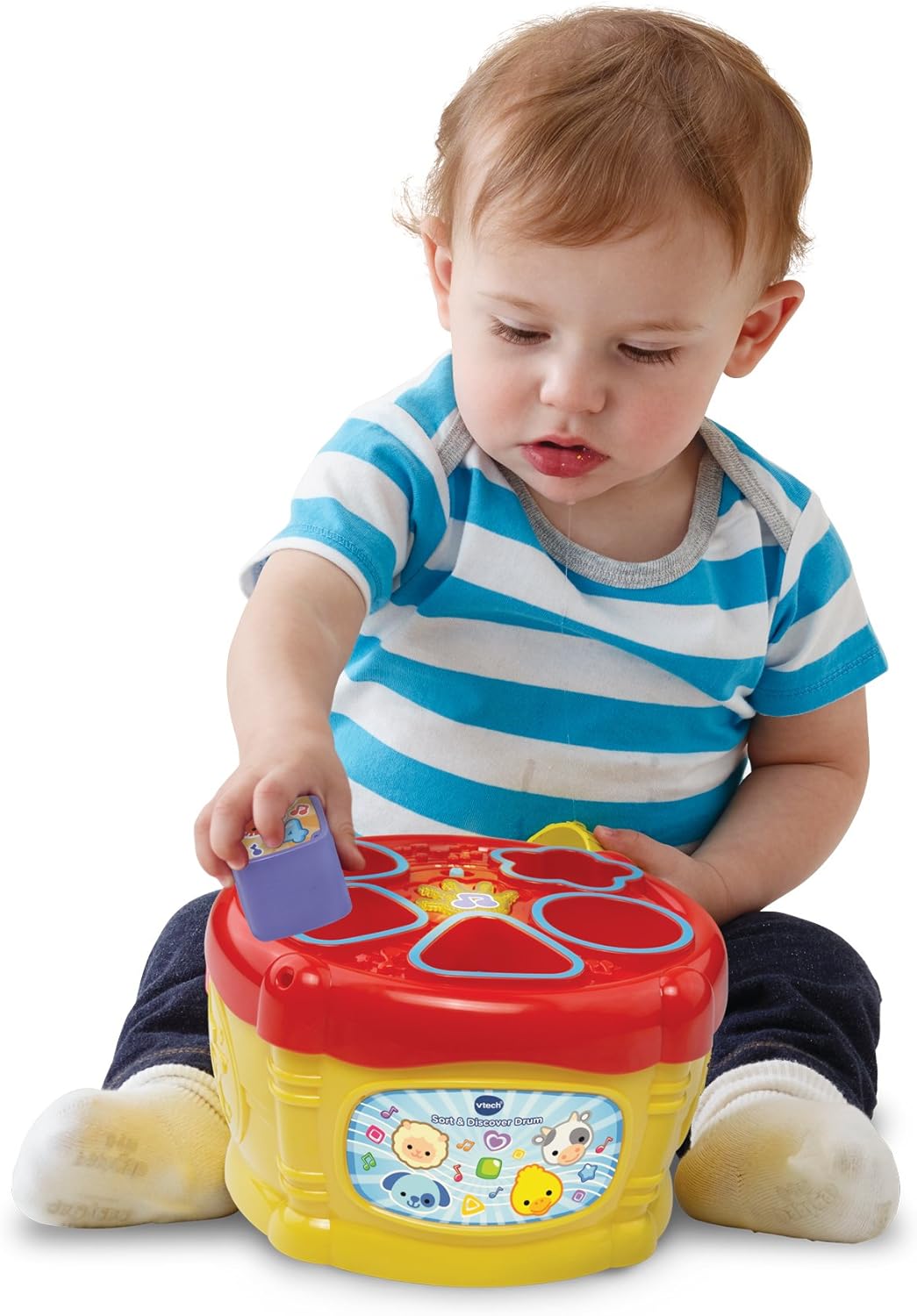 VTech Sort and Discover Drum - Musical Learning Toy for Toddlers 12 Months+ 3