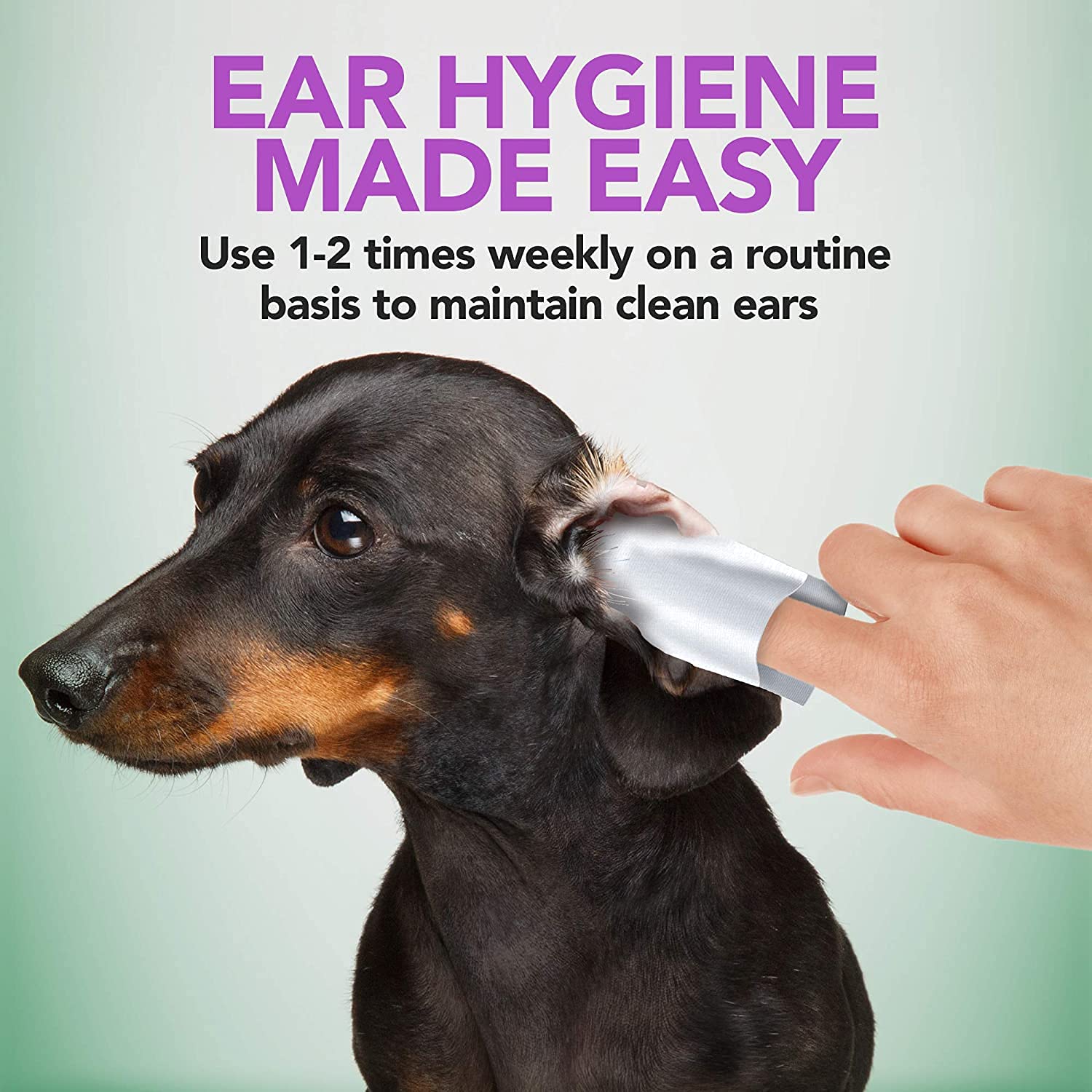 Vet's Best Ear Relief Finger Wipes for Dogs - Soothes & Deodorizes | 50 Disposable Wipes 3
