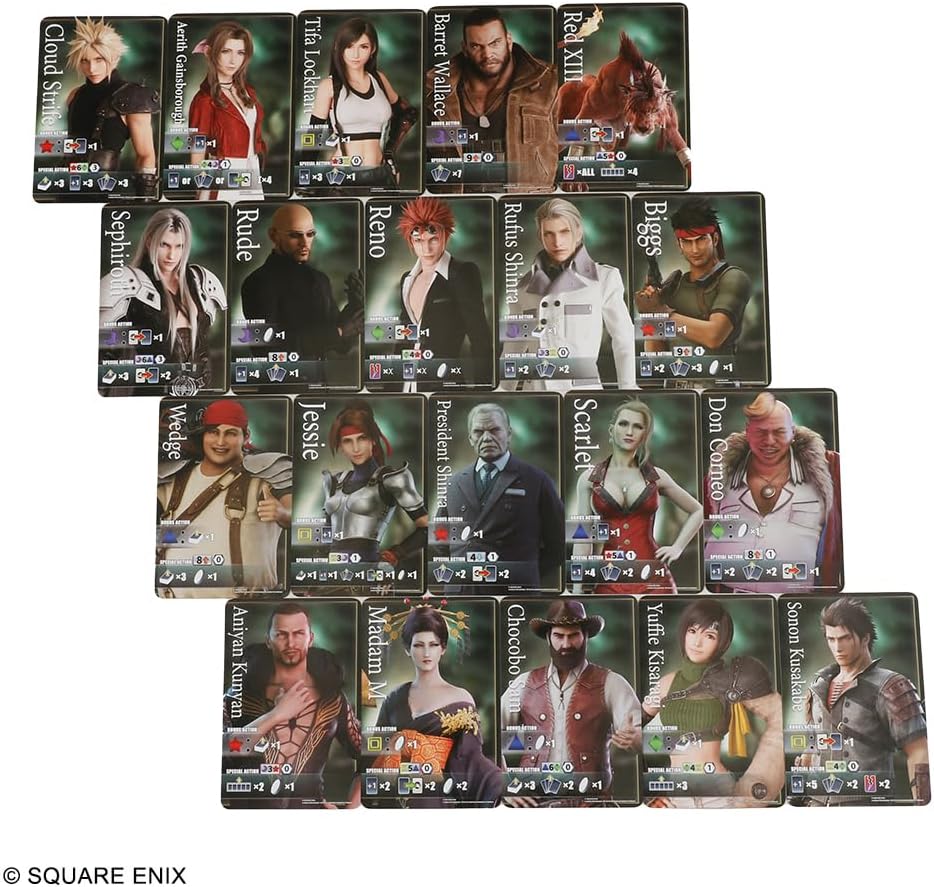 Square Enix Final Fantasy VII Remake Board Game Materia Hunter