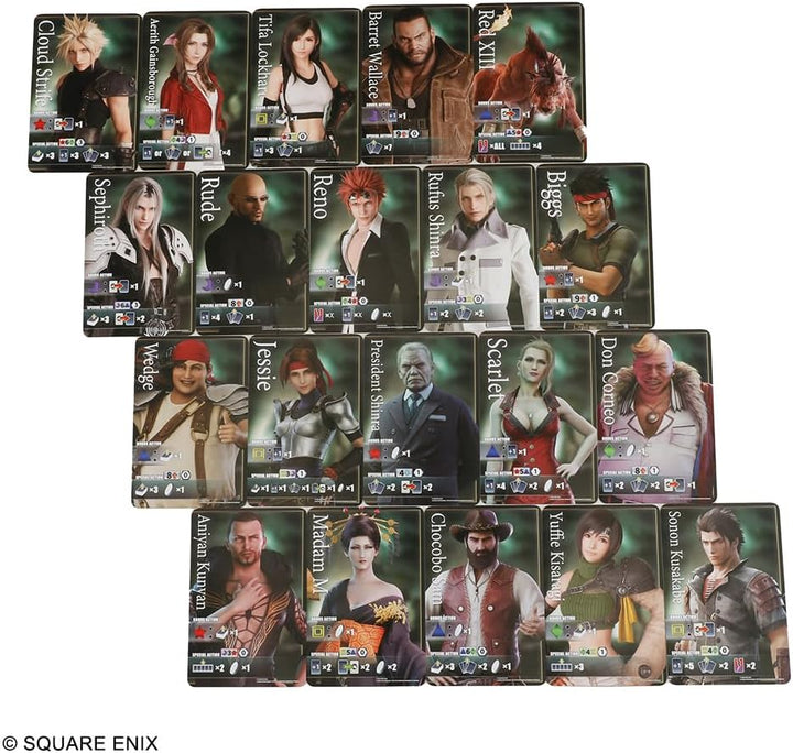 Square Enix Final Fantasy VII Remake Board Game Materia Hunter