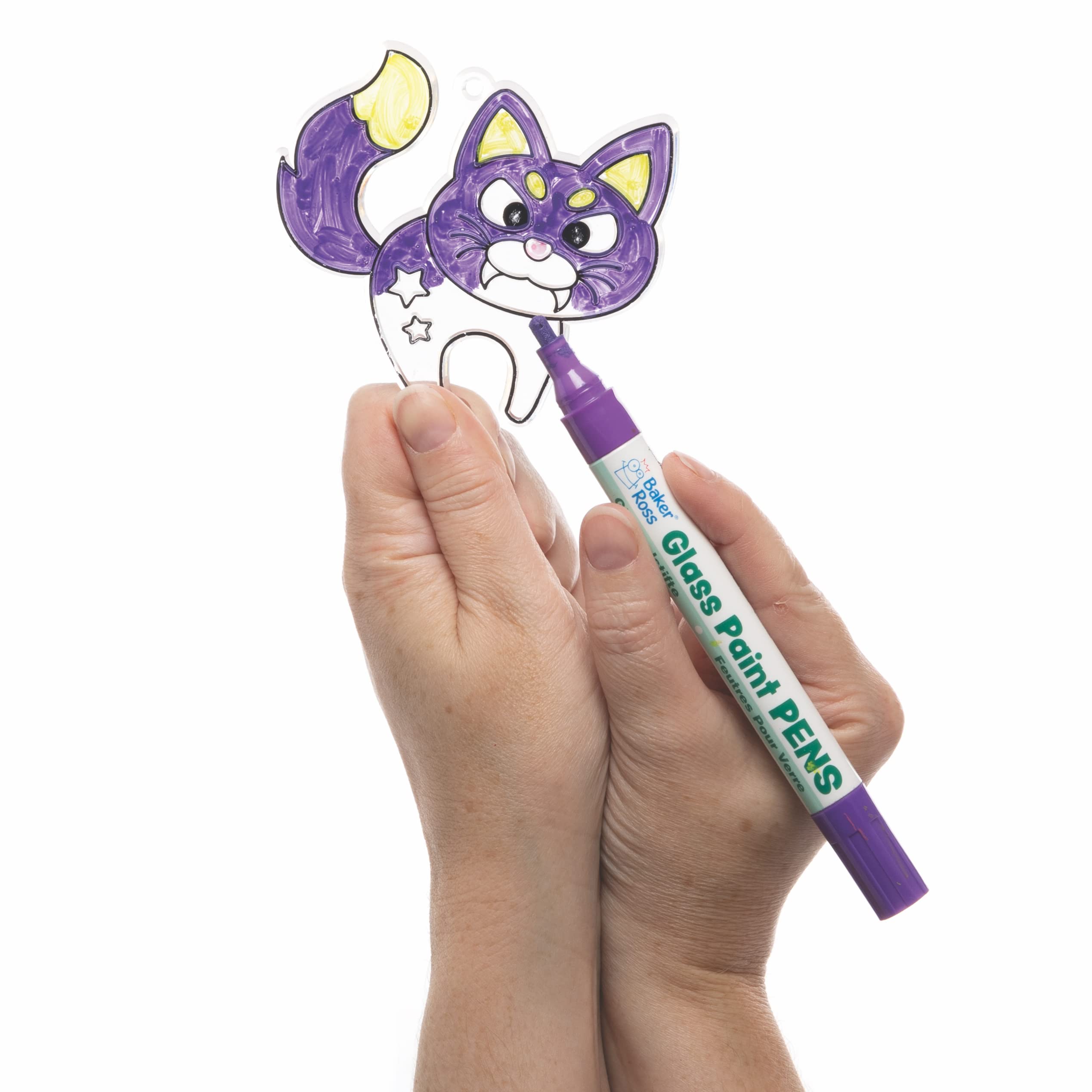 Baker Ross - Halloween Suncatcher Decorations Pack of 10 6