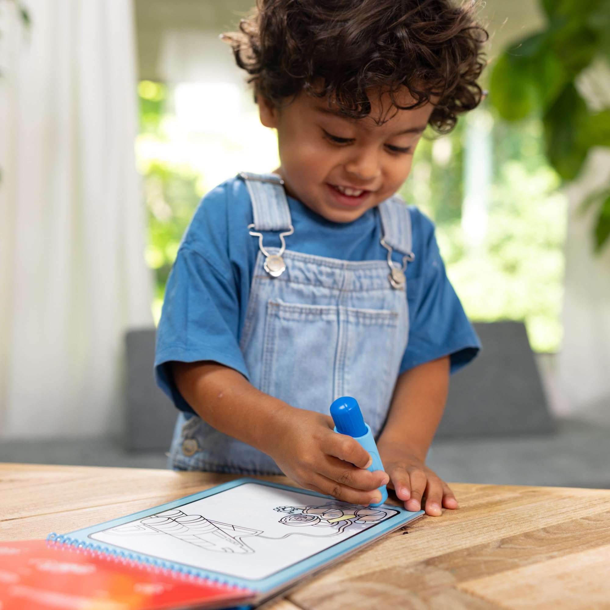 Melissa & Doug Water WOW! Adventure - 4 Spiral-Bound Water Reveal Coloring Boards | Ages 3+