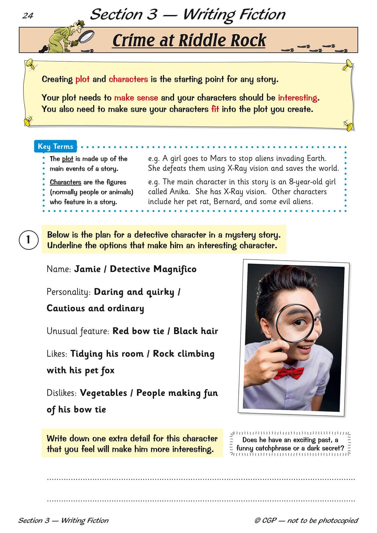 CGP Books KS2 English Writing Targeted Question Book - Year 3 | Ages 7-8 | 48 Pages 5