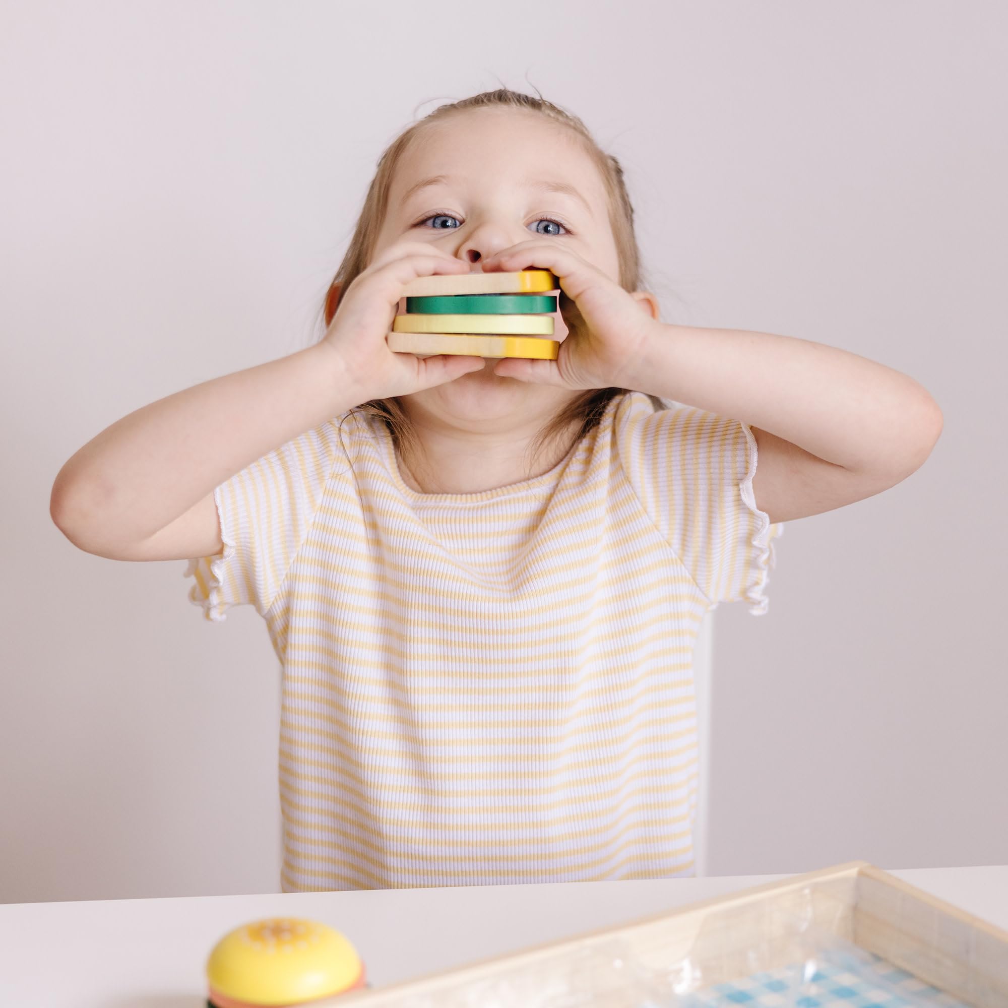 Melissa & Doug Wooden Sandwich Making Set - Pretend Play Food Kit for Ages 3+ 15