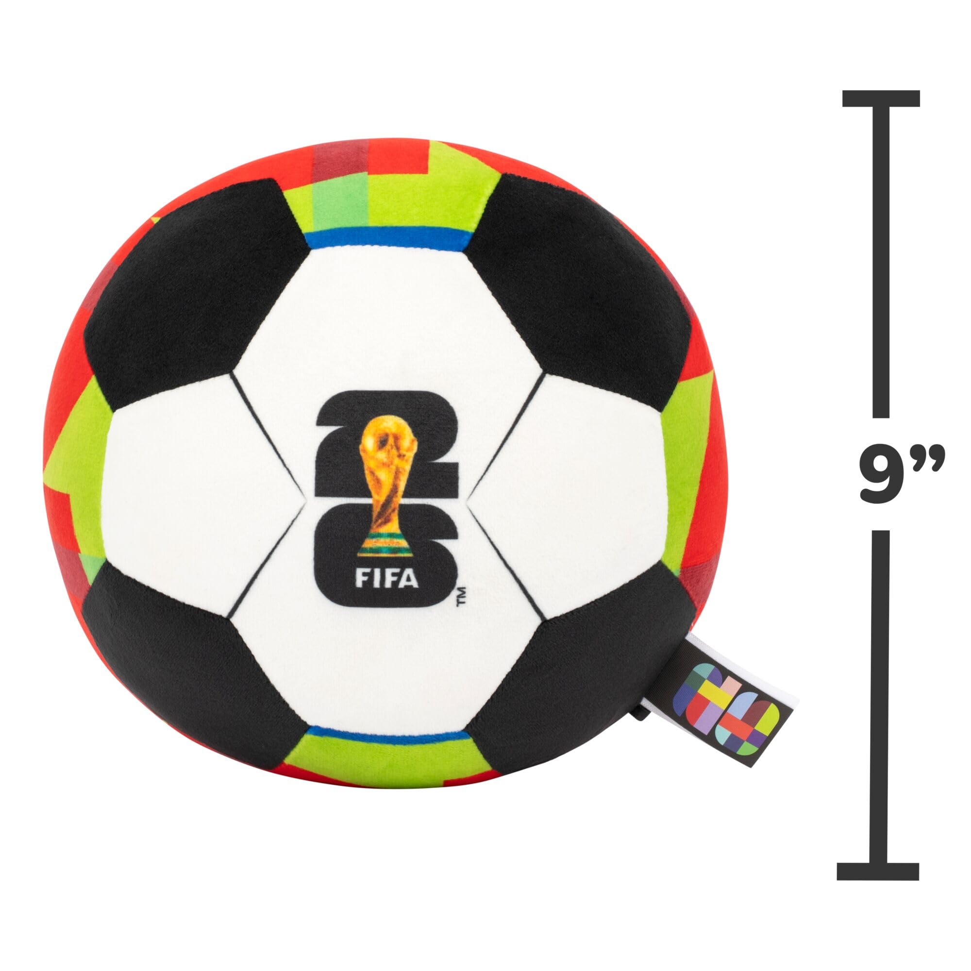 Jazwares FIFA 9-Inch Plush Football - Officially Licensed World Cup Collectible | Polyester | Ages 3+ 2