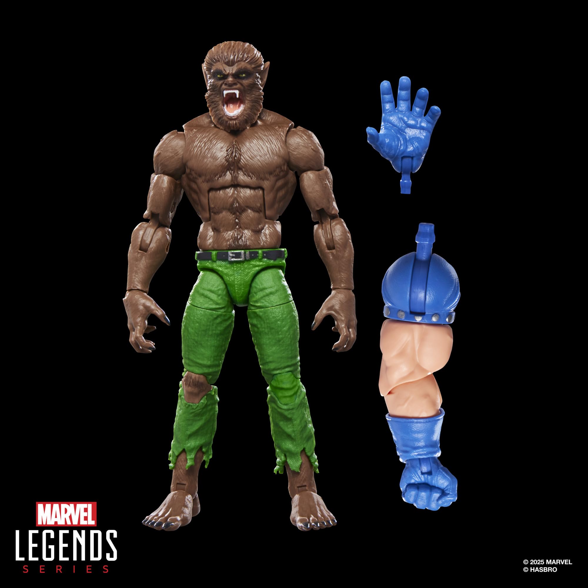 Hasbro Marvel Legends Werewolf By Night Action Figure - 15-cm Scale | Comics-Inspired | 2 Build-A-Figure Parts 9