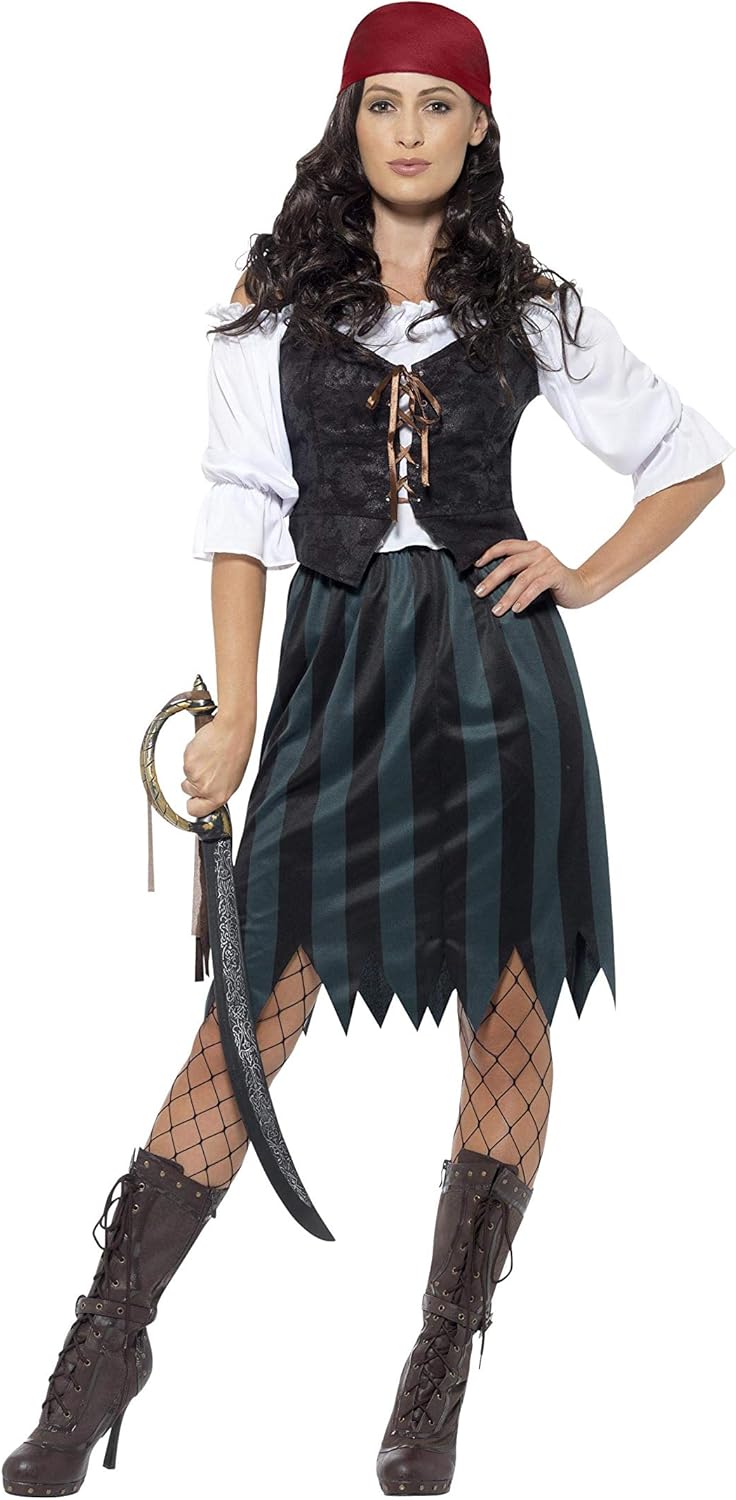 Smiffys Pirate Deckhand Costume - XS (UK Size 04-06) (45491XS)