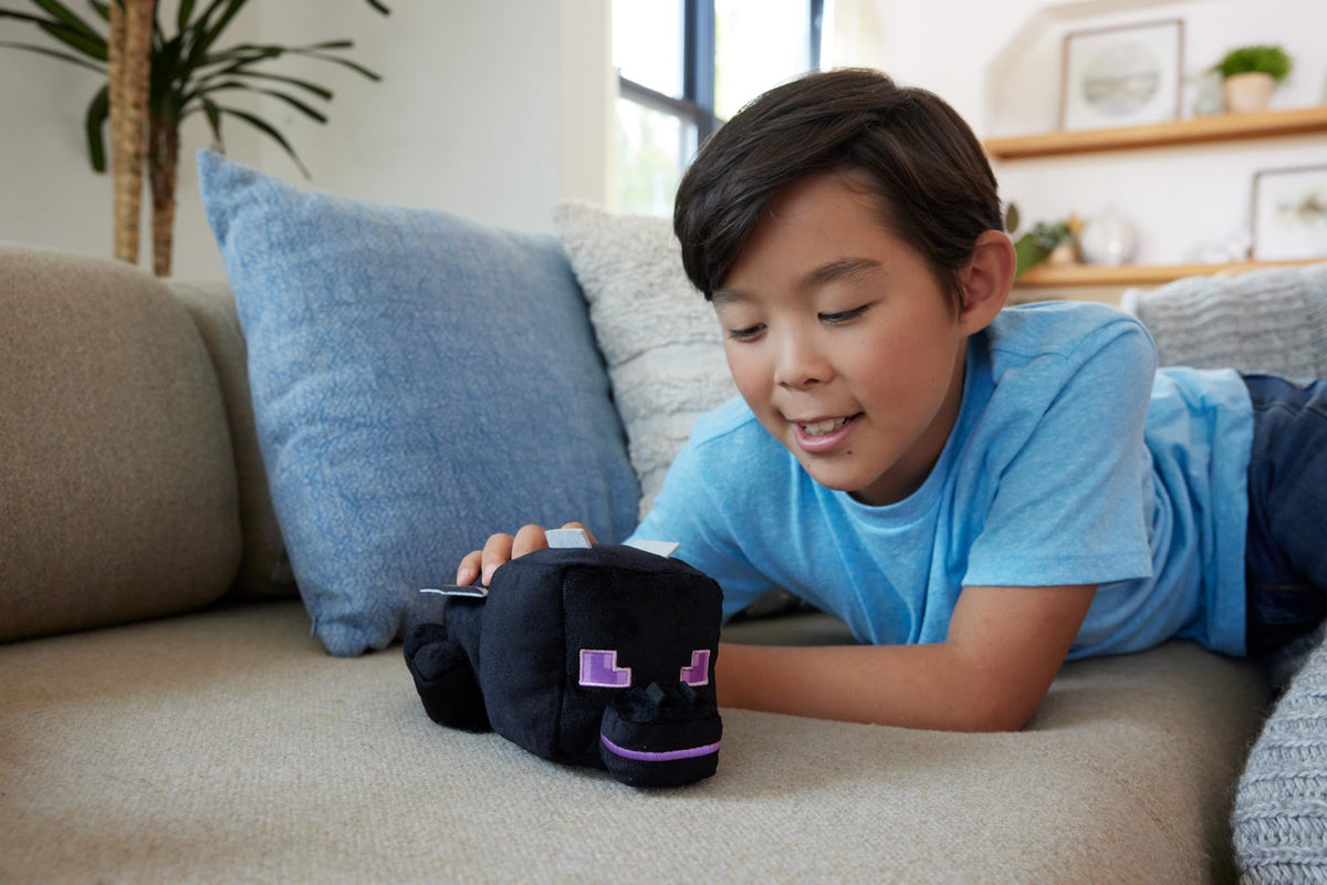 Mattel Minecraft Ender Dragon Plush Toy - 8 Inch Soft Collectible