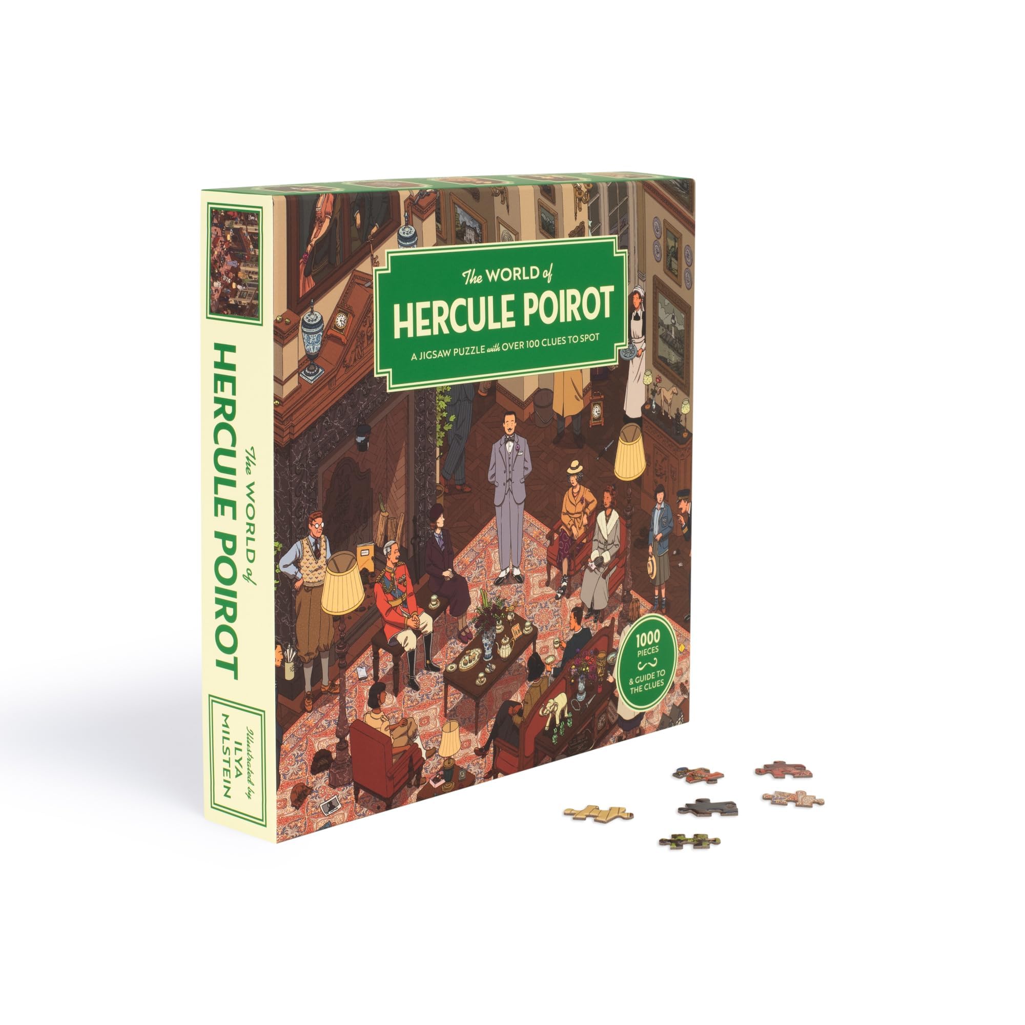 Laurence King The World of Hercule Poirot Jigsaw Puzzle - 1000 Pieces | 48.5 x 68 cm 5