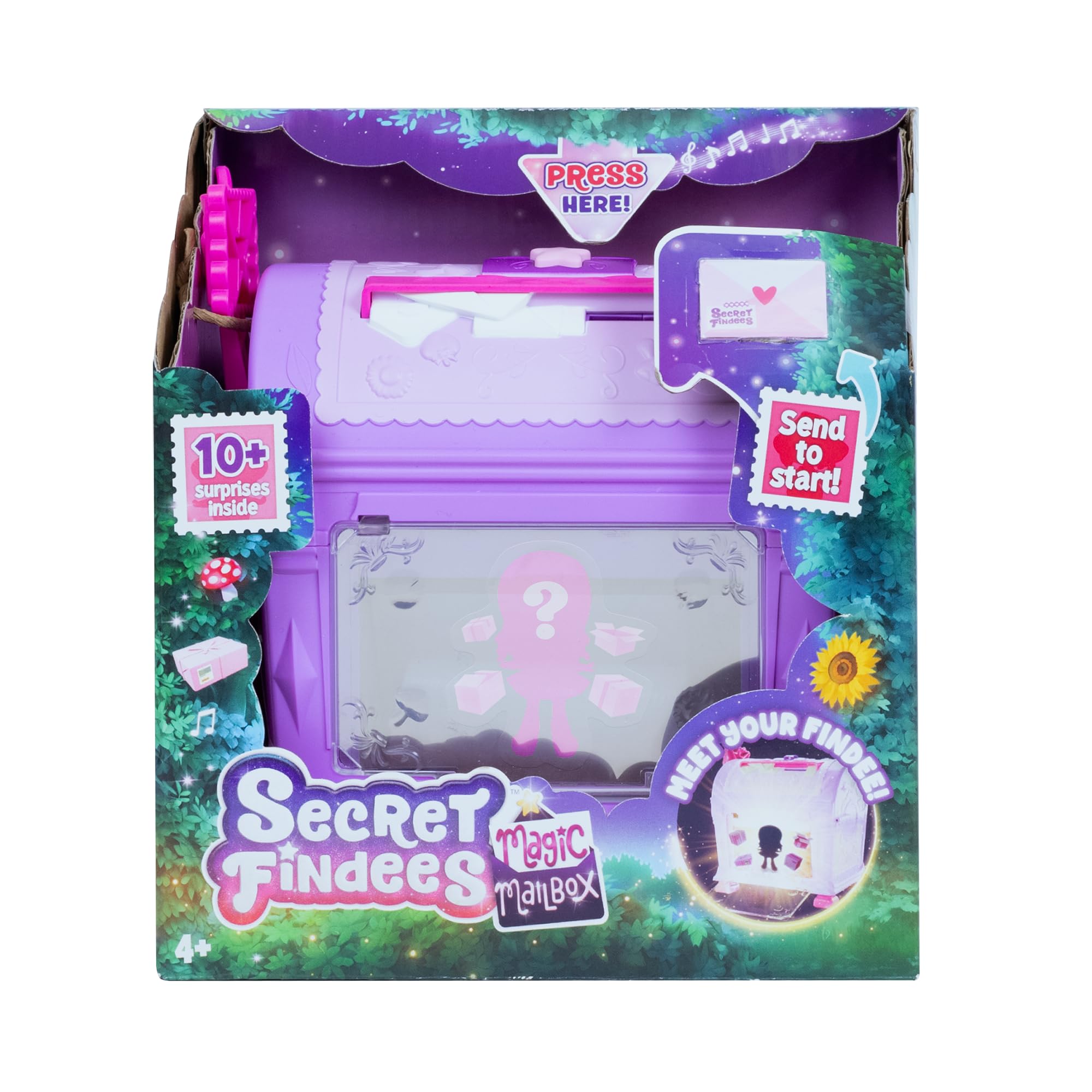 Secret Findees Magic Mailbox - 10+ Surprise Reveals & Mini Playset - Ages 4+ 37