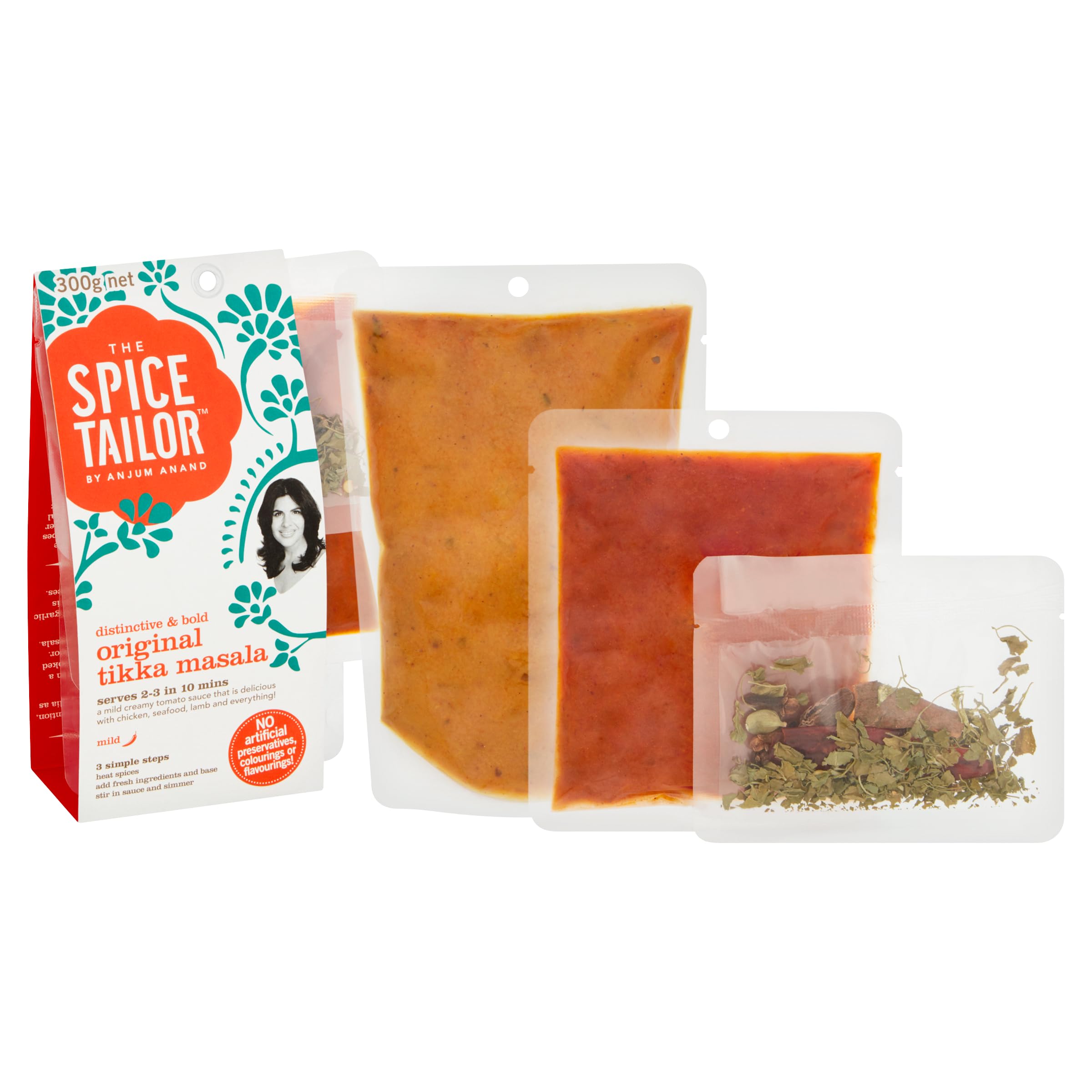 The Spice Tailor - Original Tikka Masala Indian Curry Sauce Kit, 300g 9