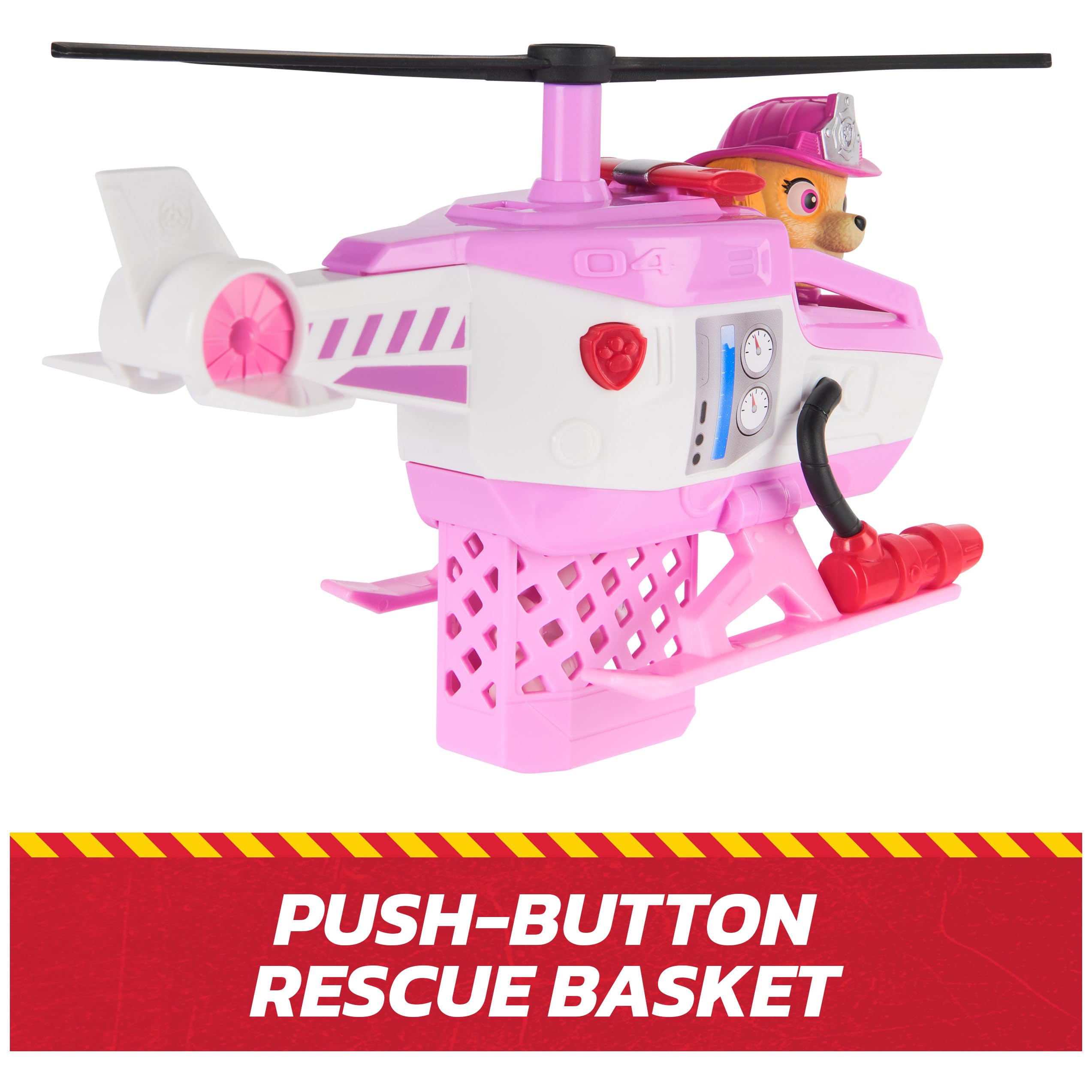 Paw Patrol Skye Rescue Fire Chopper Playset with Action Figure and Kitty Friend | Ages 3+ 5