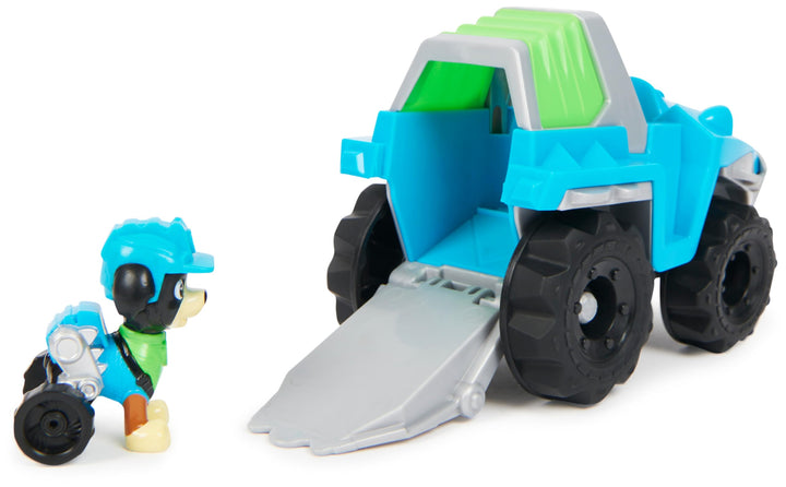 Paw Patrol Rex’s Dinosaur Rescue Vehicle with Collectible Action Figure - Sustainably Made Toy Truck for Kids 3+