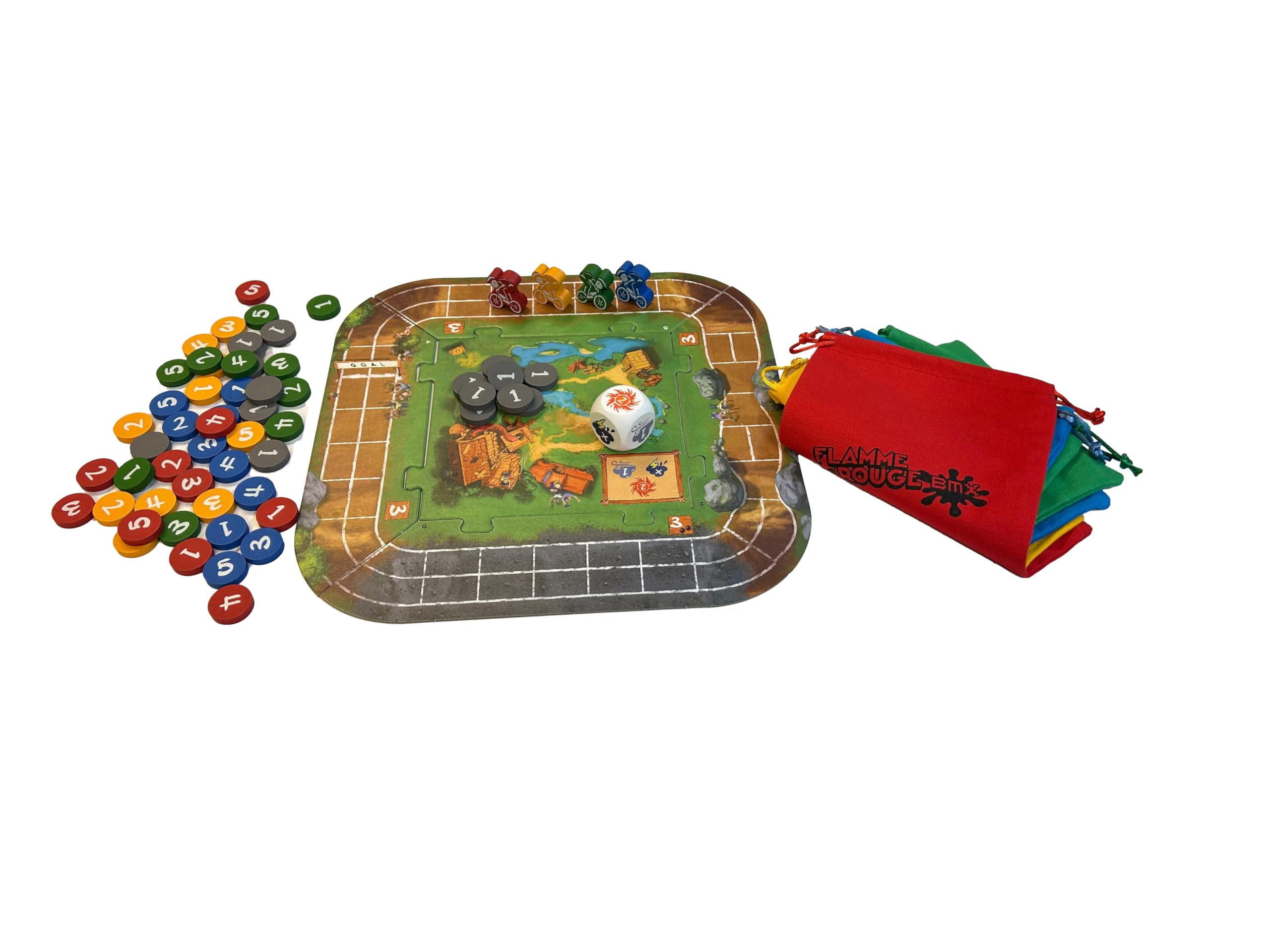 Lautapelit Flame Rouge BMX (English) Board Game | Unisex Children | Ages 72+ Months