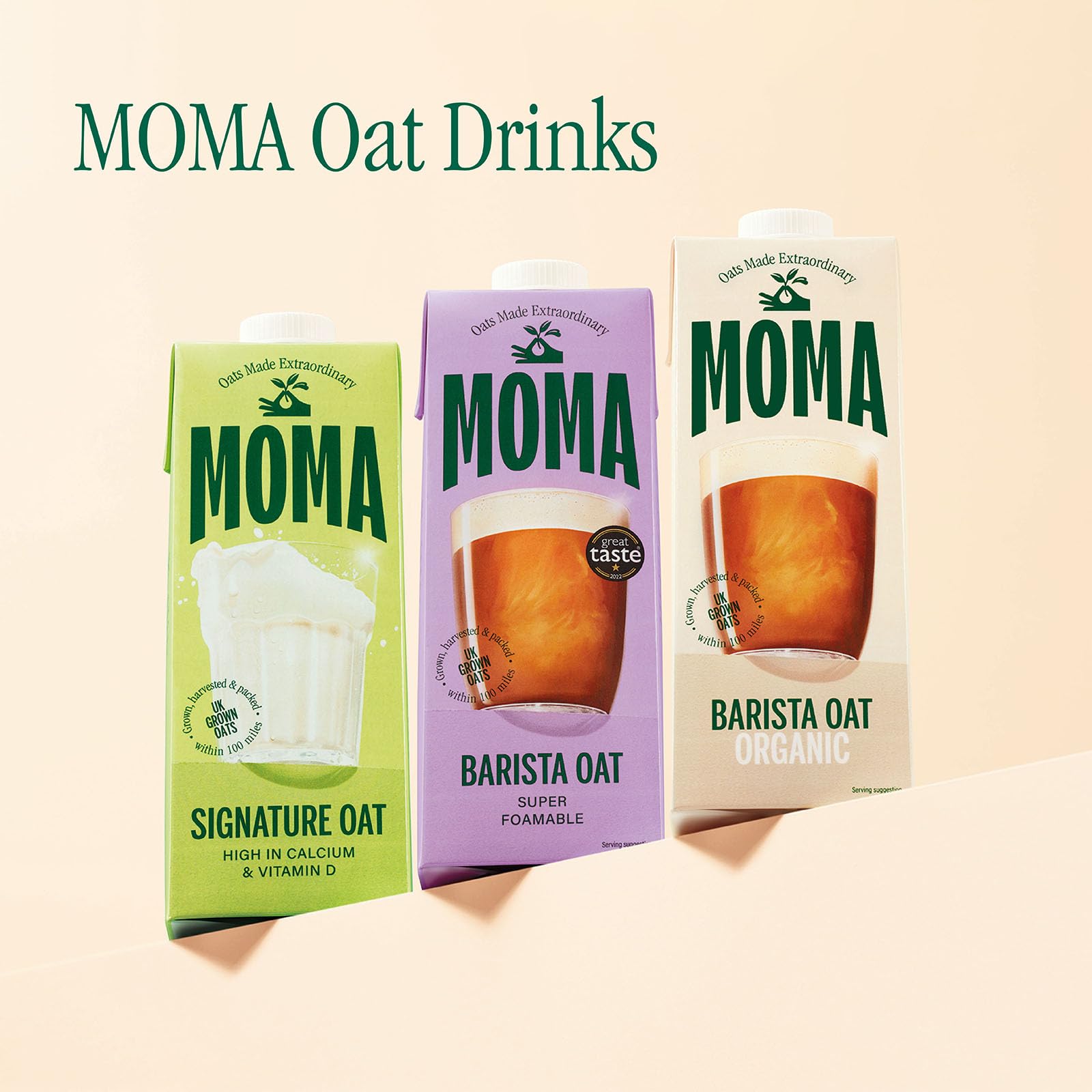 MOMA Signature Oat Drink - 1L - Plant-Based, Vegan, Calcium & Vitamin Enriched - Made with British Oats 6