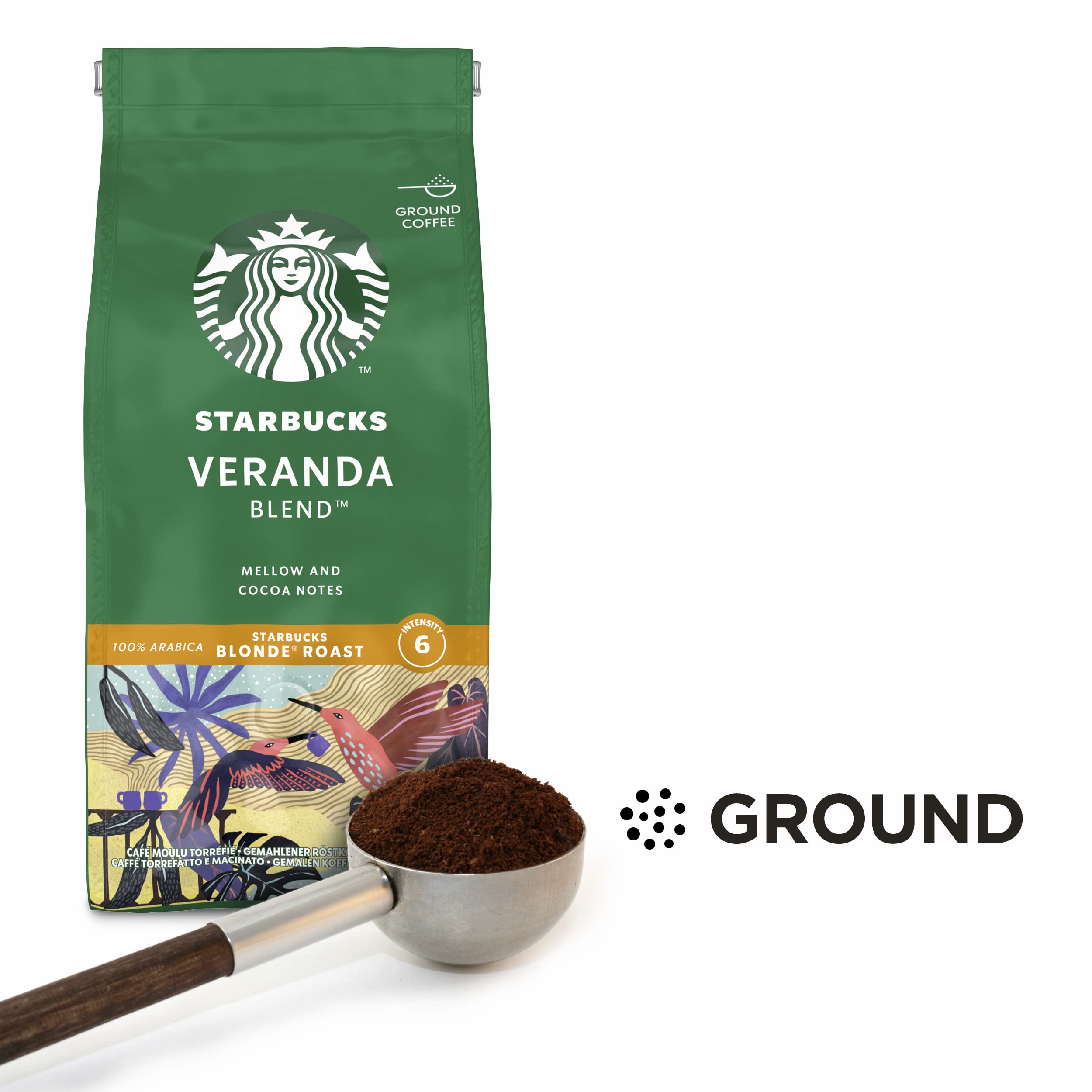 STARBUCKS Veranda Blend Blonde Roast Ground Coffee, 200g (Pack of 6) 2