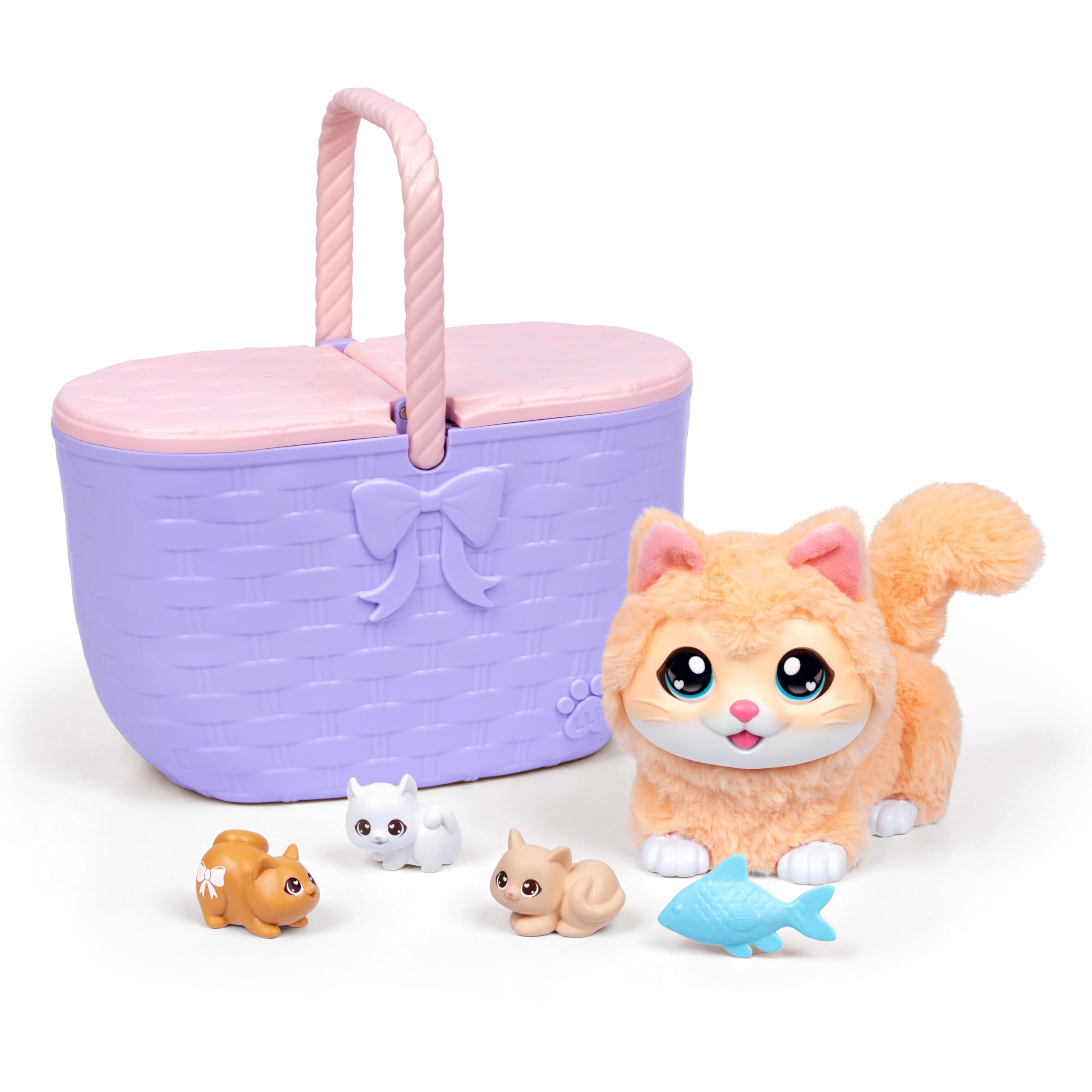 Little Live Pets Mama Surprise Kittens Playset | Interactive Mama with 15+ Sounds | Ages 4+