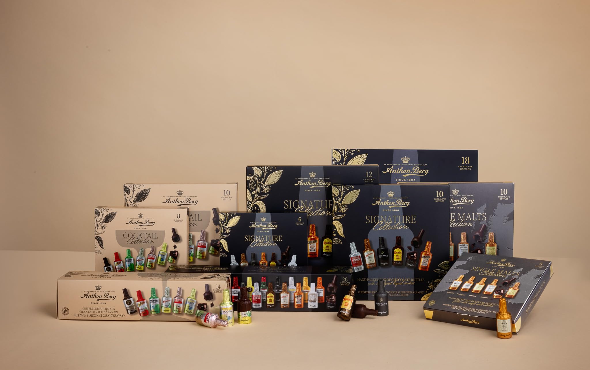 Anthon Berg Chocolate Liqueurs - 18 Pieces | Dark Chocolate with Spirits | 281g 6