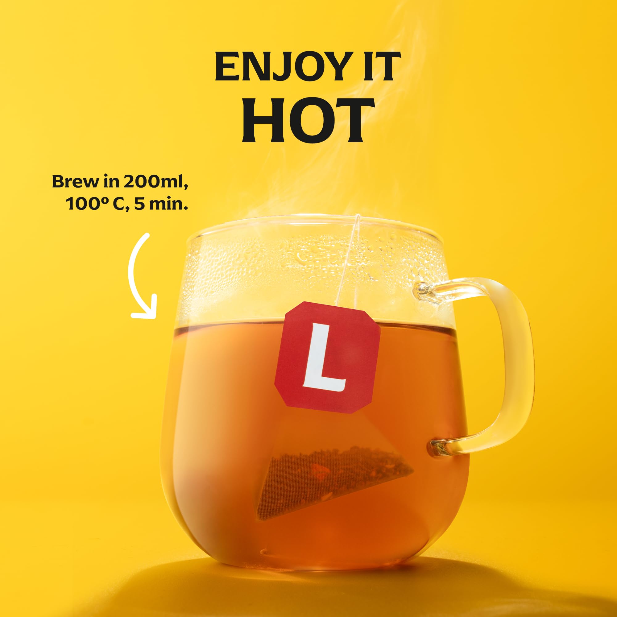 Lipton Lemon Ginger Refresh Fruit Infusion Herbal Tea Bags - 20 Count, Caffeine Free 5