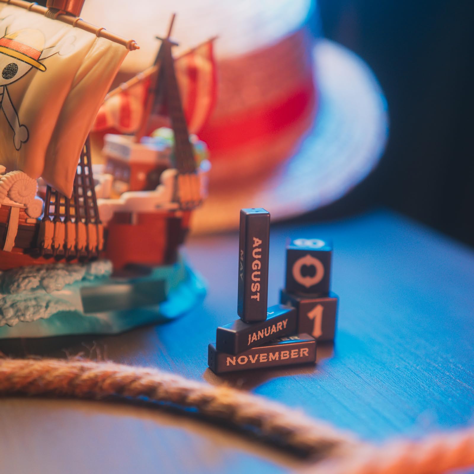 Grupo Erik One Piece Perpetual Calendar - Going Merry 3D Desk Calendar for Home Office 5