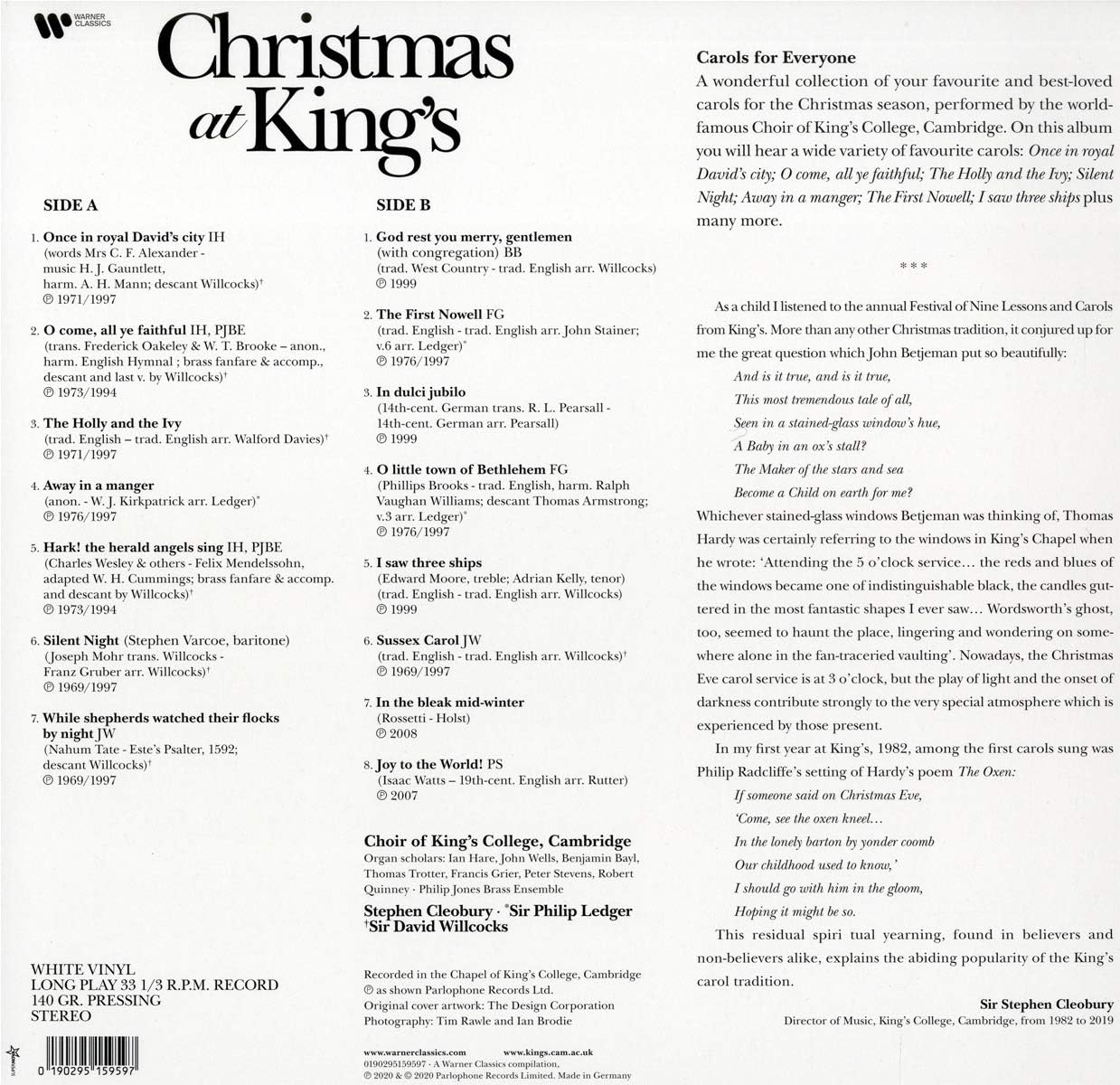 Choir of King's College, Cambridge - Christmas at King's [Audio CD]