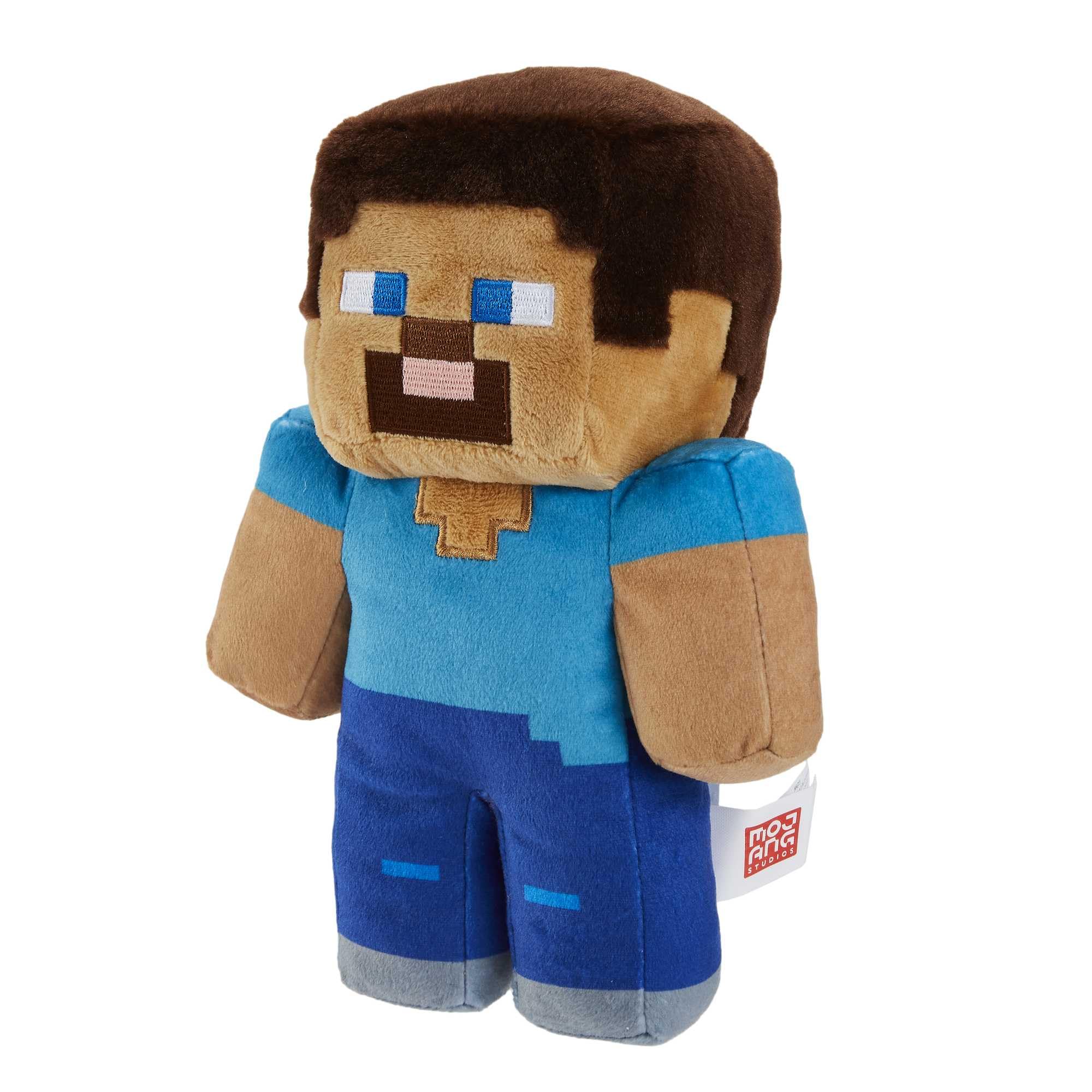 Mattel Minecraft Steve Plush - 8 Inch Soft Doll | Polyester | Ages 3+ 3