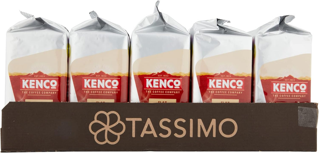 Tassimo Kenco Flat White Coffee Pods x8 (Pack of 5) - 40 Total Drinks