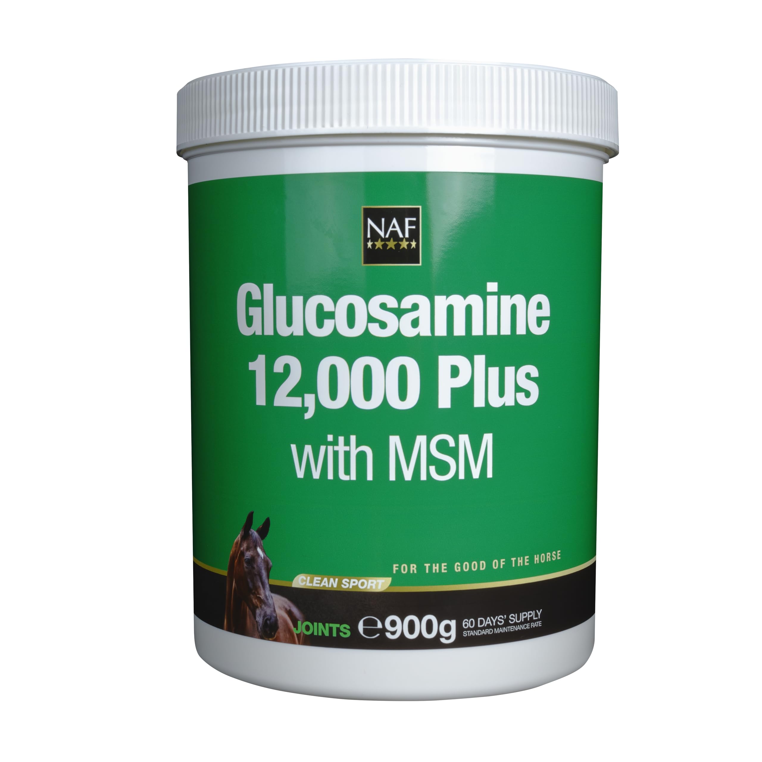 NAF Glucosamine 12,000 Plus with MSM - Joint Support Powder for Horses | 900g