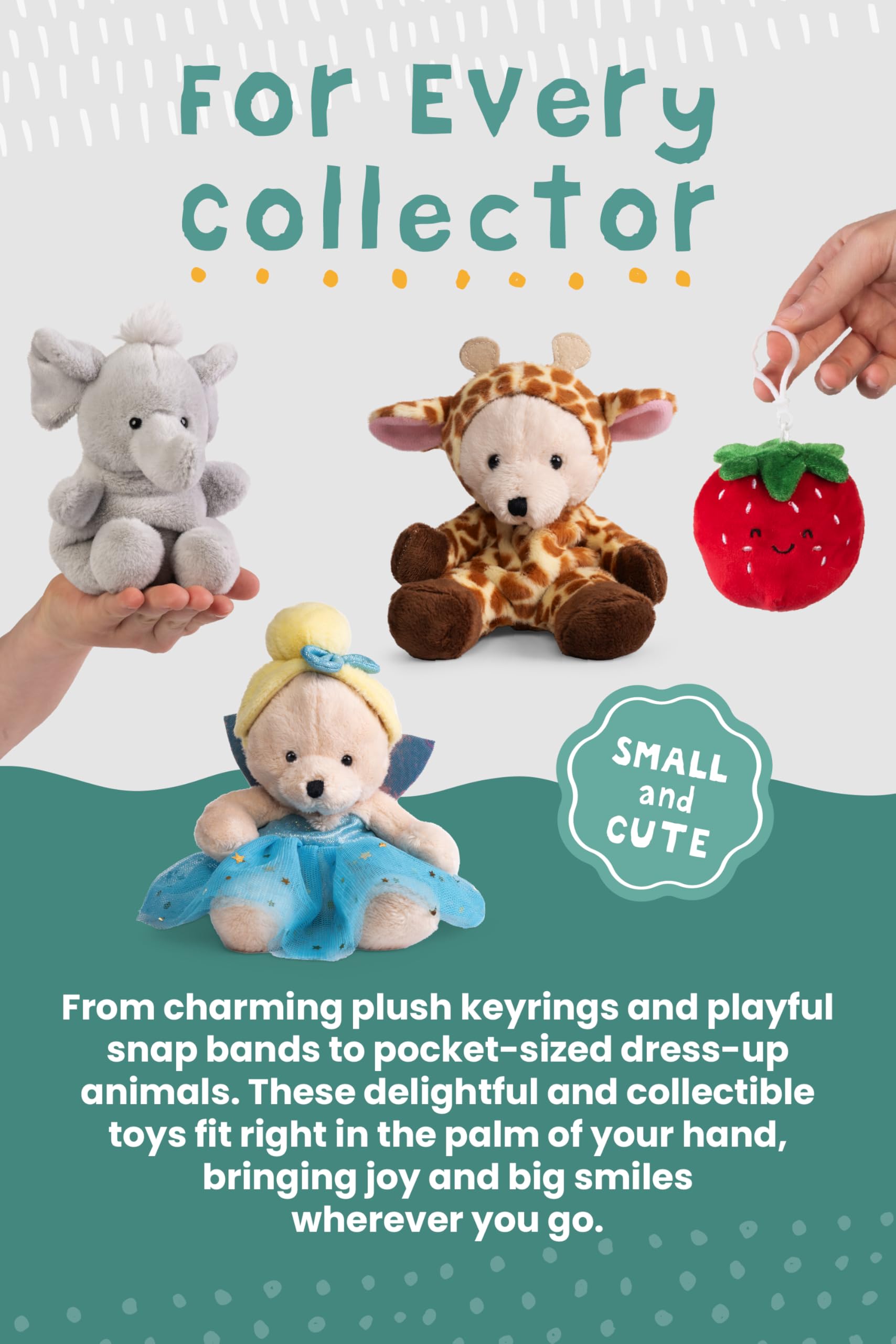 Living Nature Little Snugglies Monkey Plush Toy - Soft Stuffed Animal for Kids, 0+ Months 10