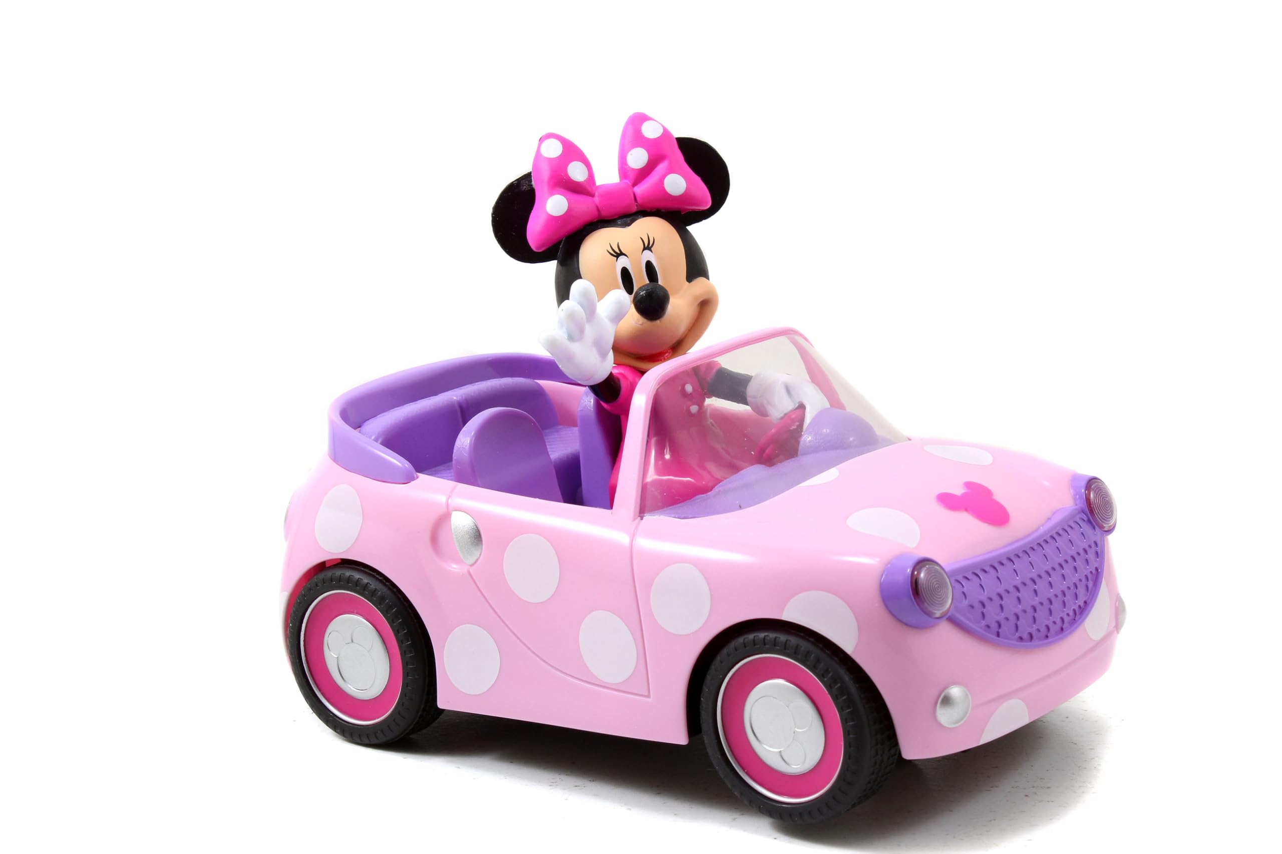 Jada Disney Minnie Roadster Radio-Controlled Car - Pink, Ages 3+ 2
